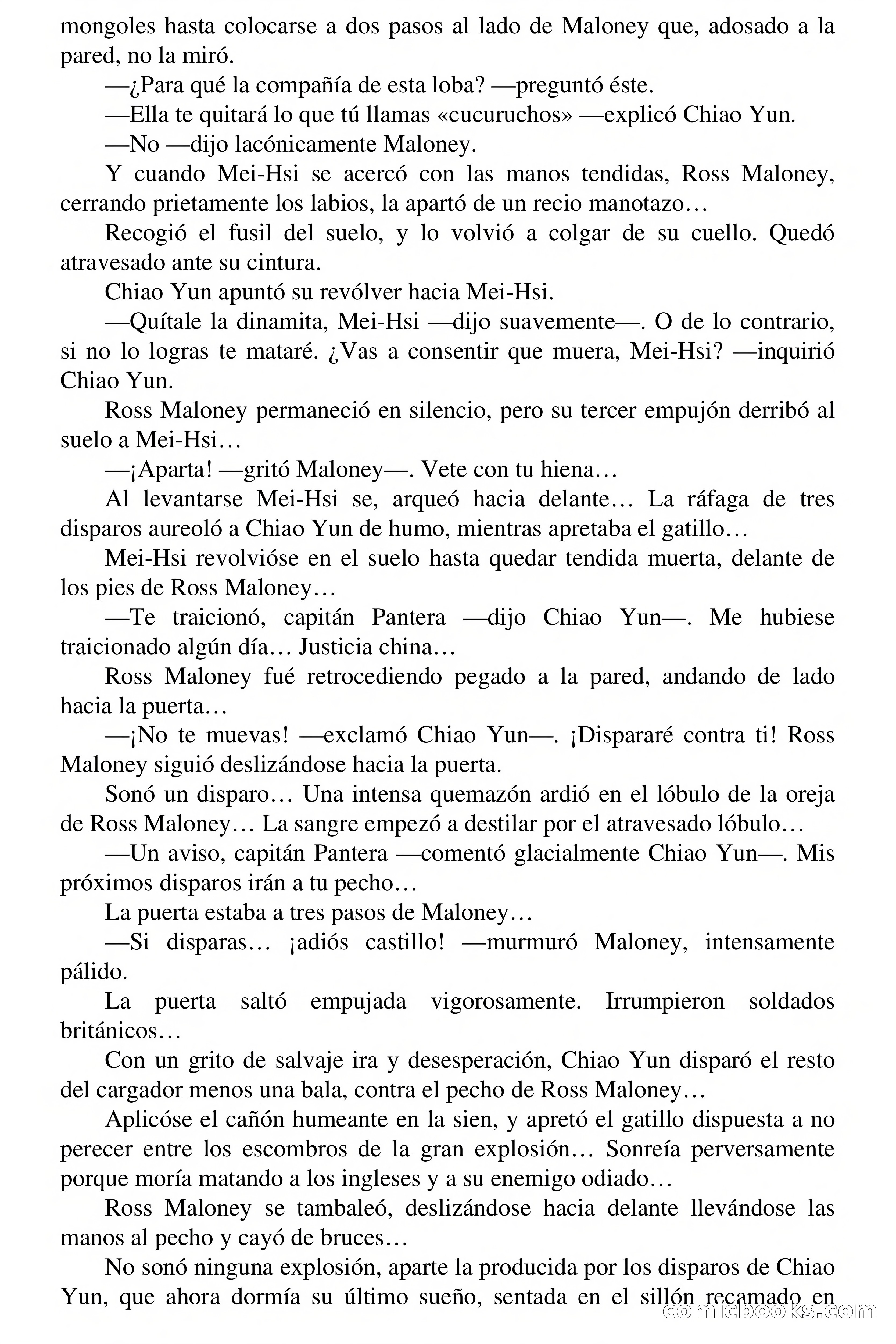 Capitán Pantera: La hija de Yuan Kang — page 66 of 68