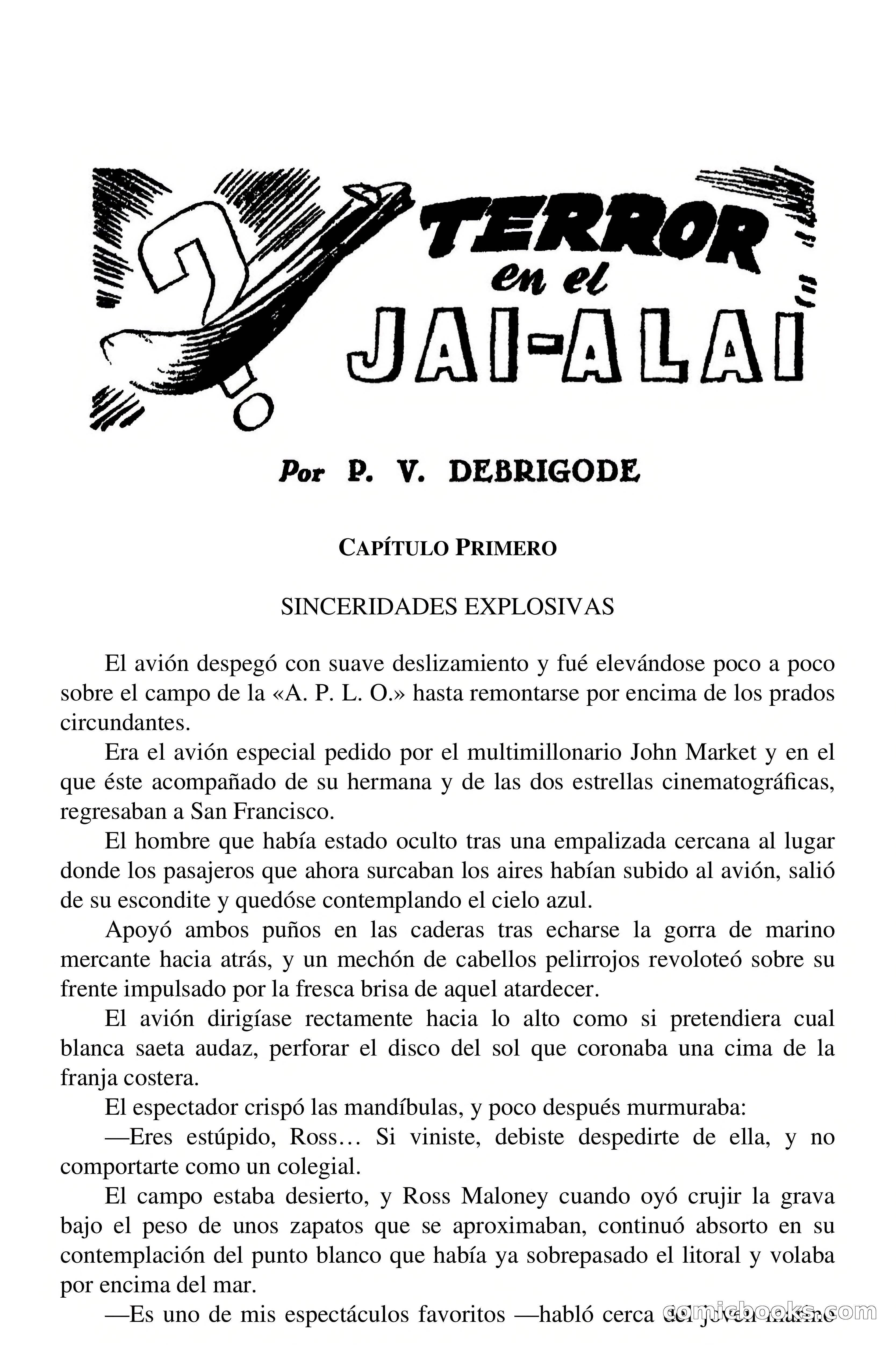 Capitán Pantera: Terror en el Jai-Alai — page 4 of 70