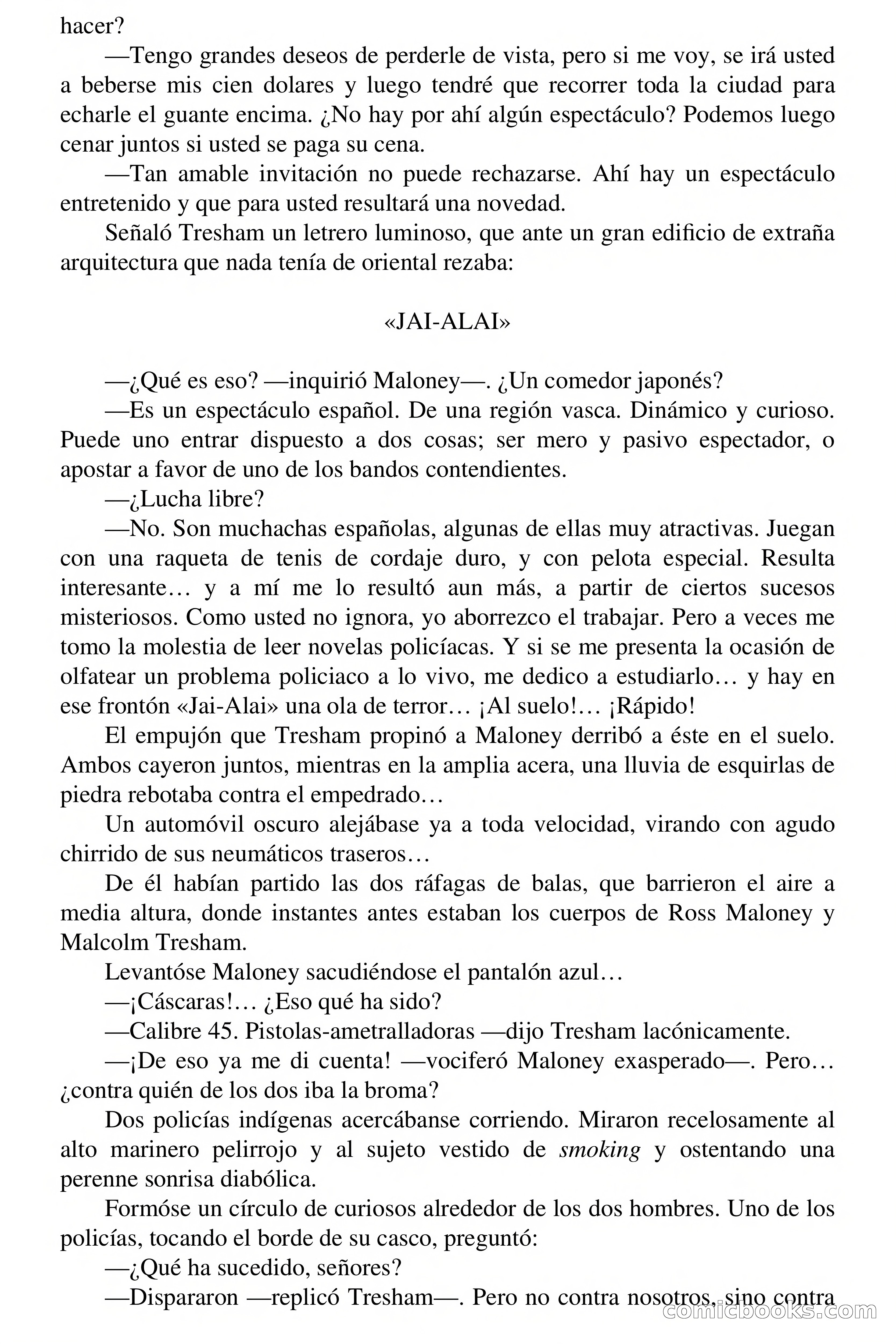 Capitán Pantera: Terror en el Jai-Alai — page 9 of 70