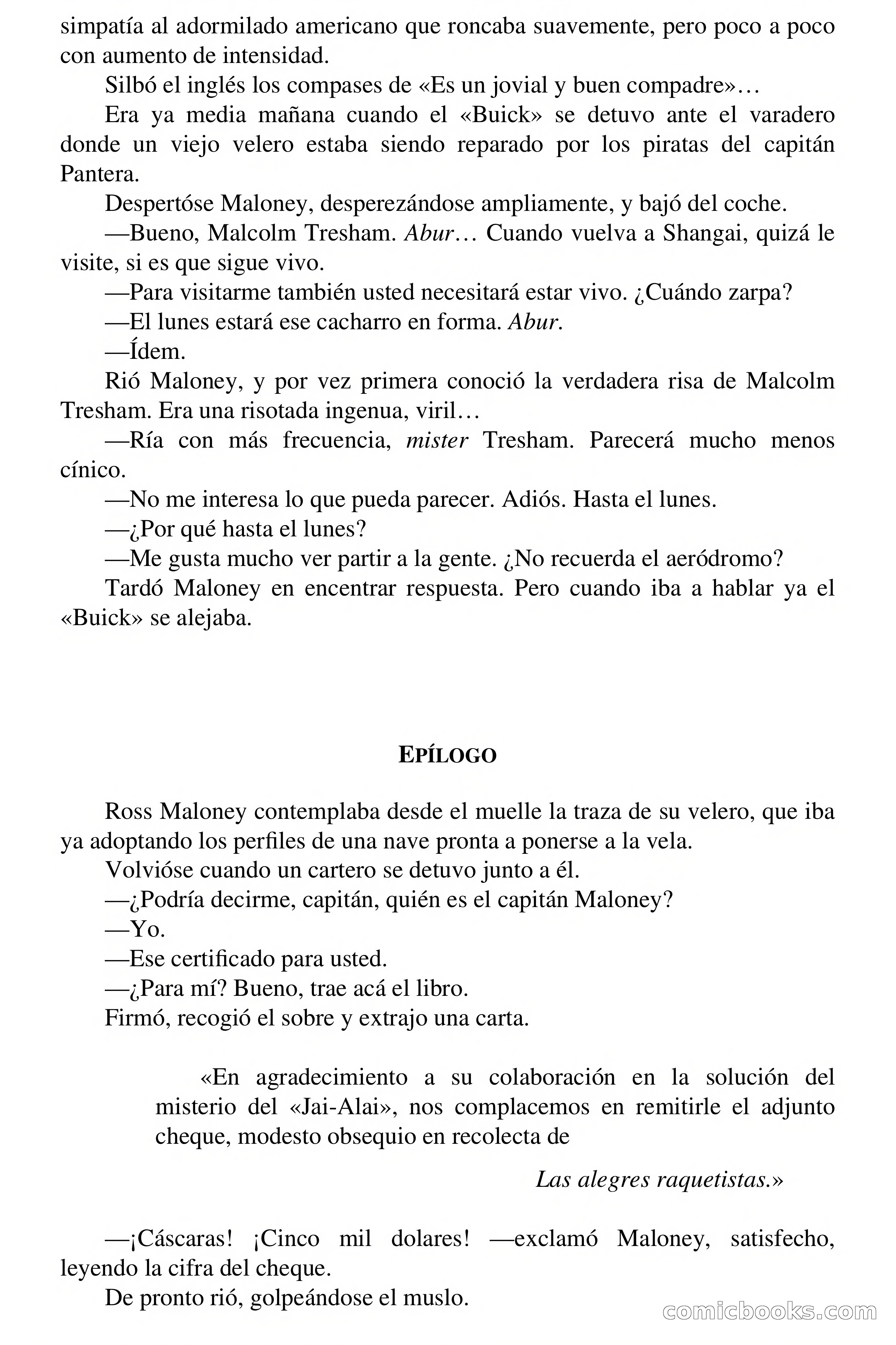 Capitán Pantera: Terror en el Jai-Alai — page 67 of 70