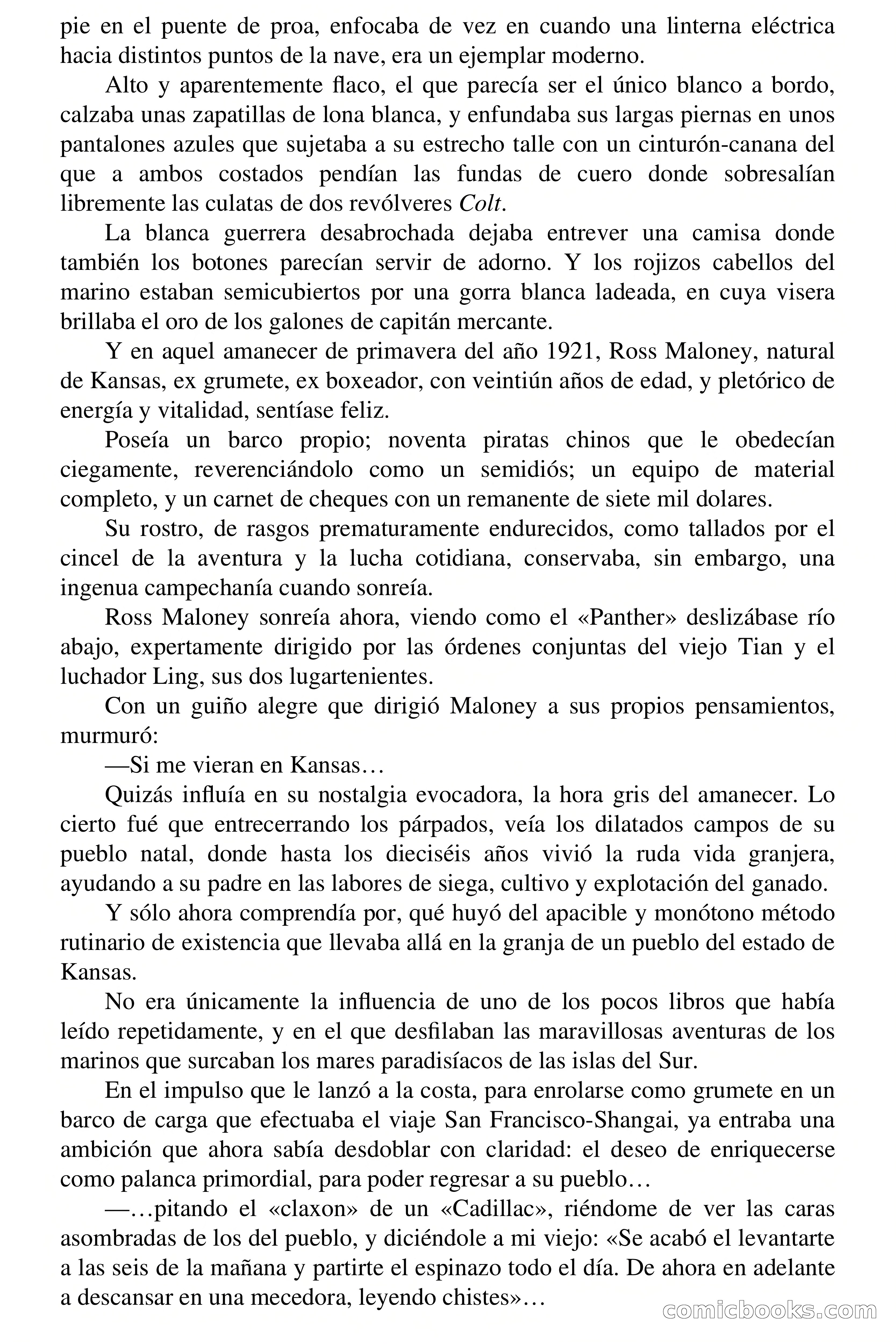 Capitán Pantera: El tiburón malayo — page 5 of 71