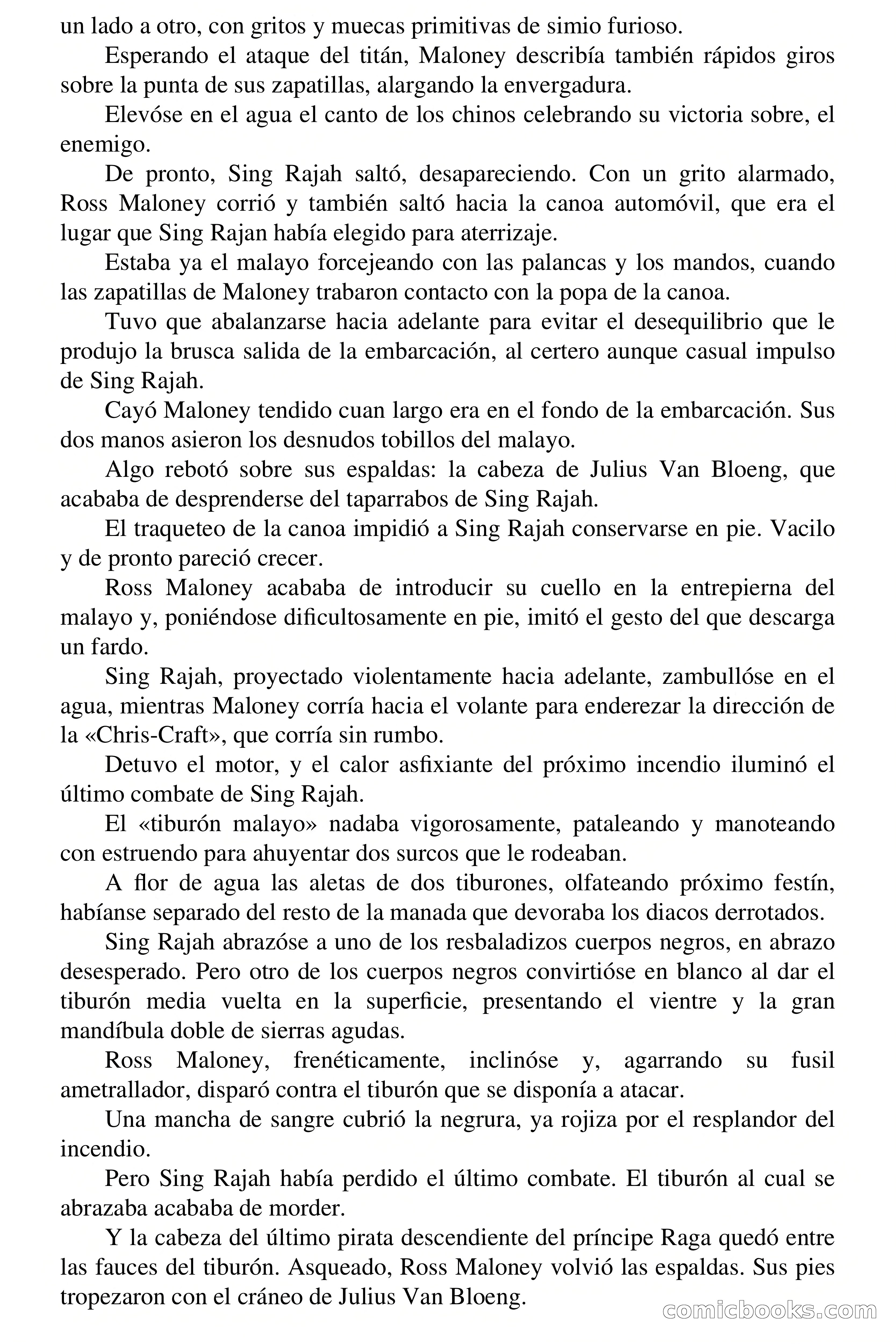 Capitán Pantera: El tiburón malayo — page 65 of 71