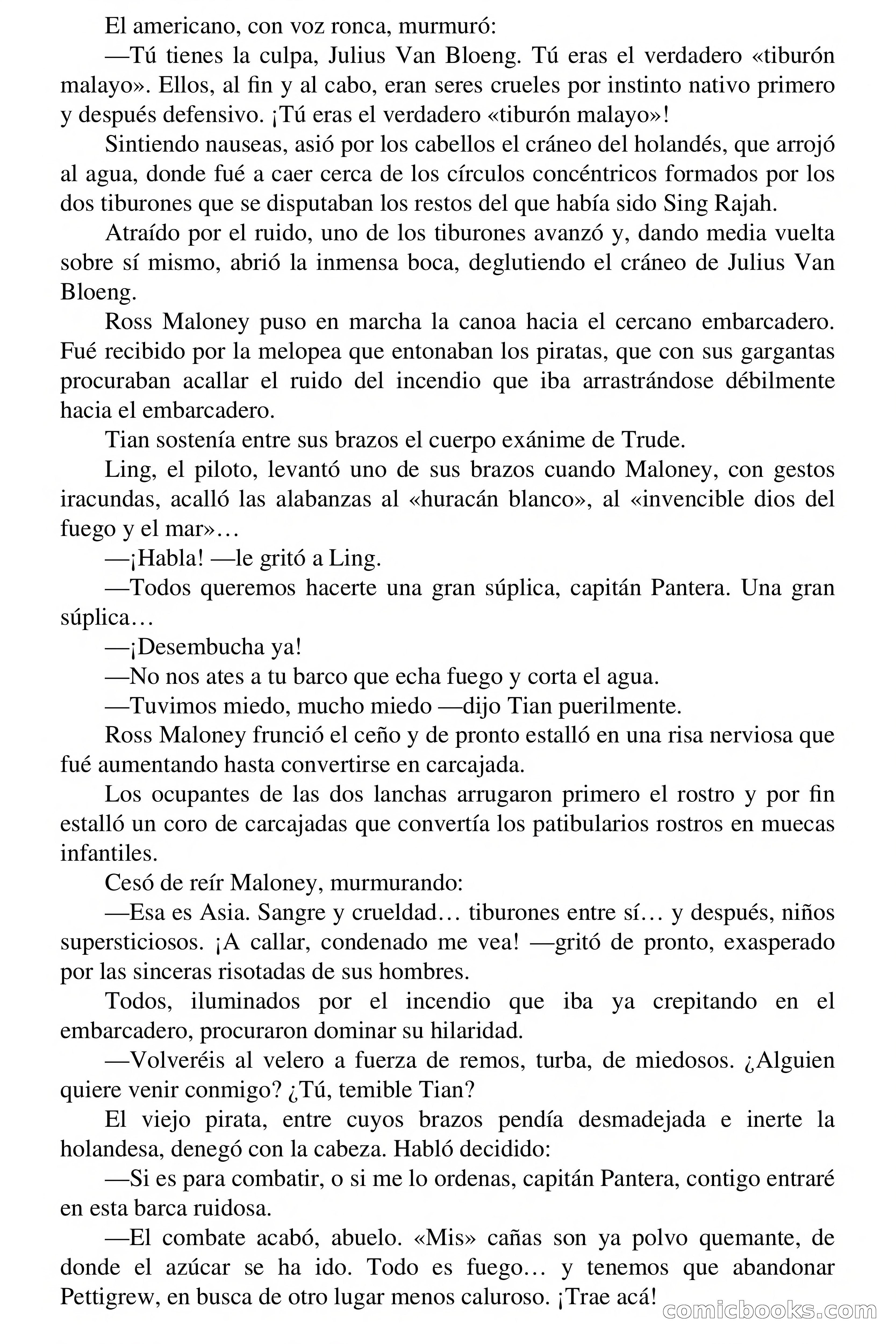 Capitán Pantera: El tiburón malayo — page 66 of 71