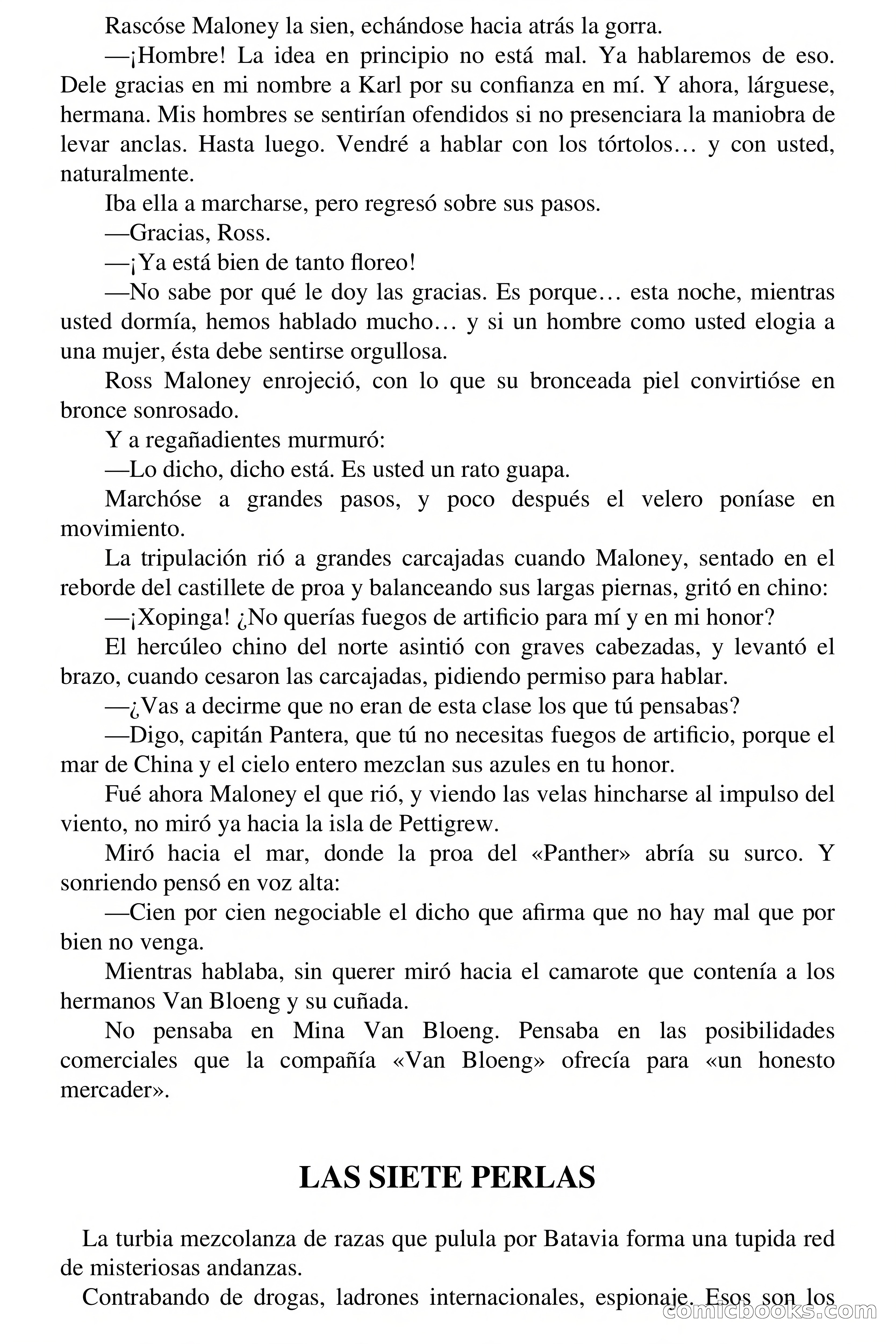 Capitán Pantera: El tiburón malayo — page 69 of 71