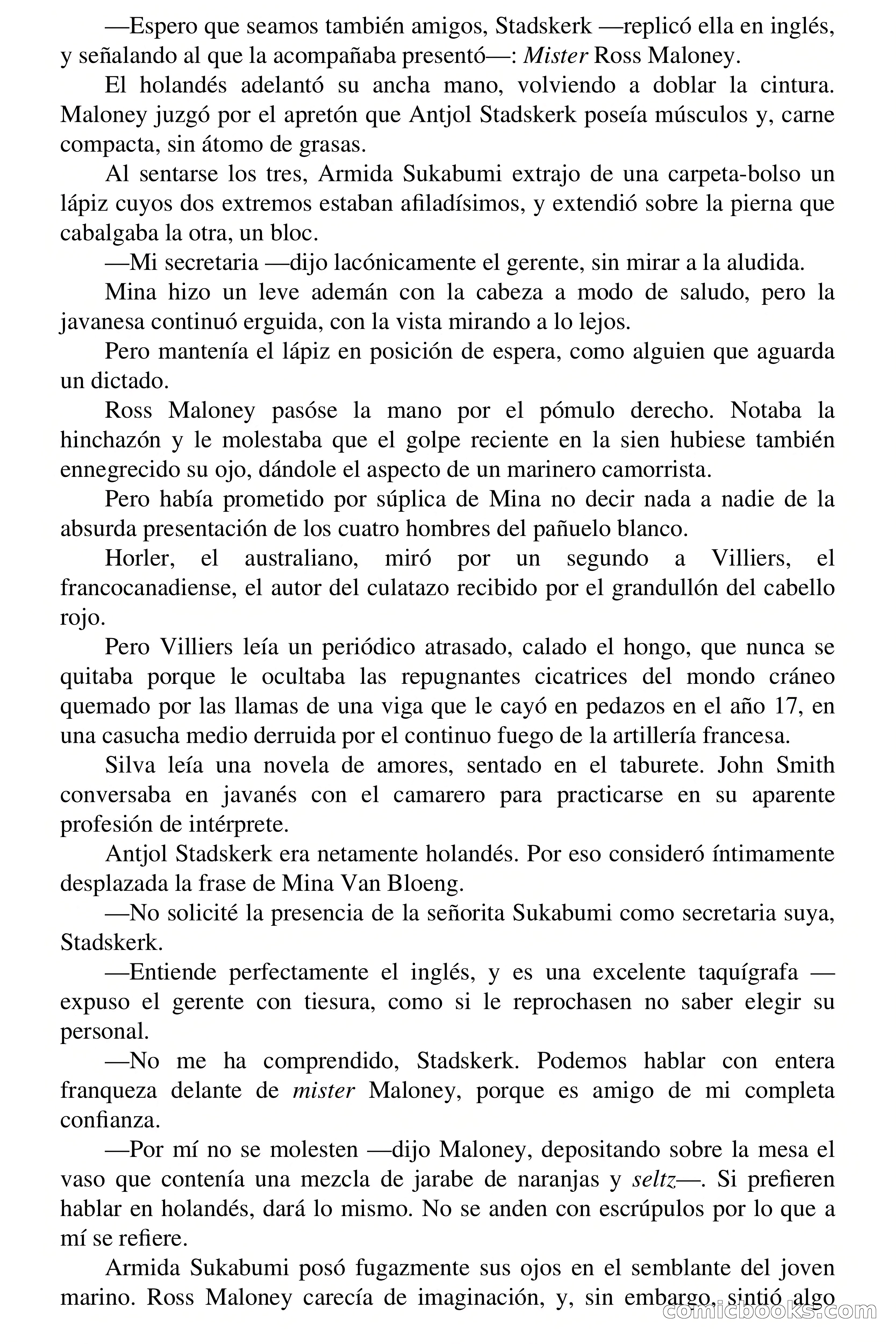 Capitán Pantera: Las siete perlas — page 21 of 73