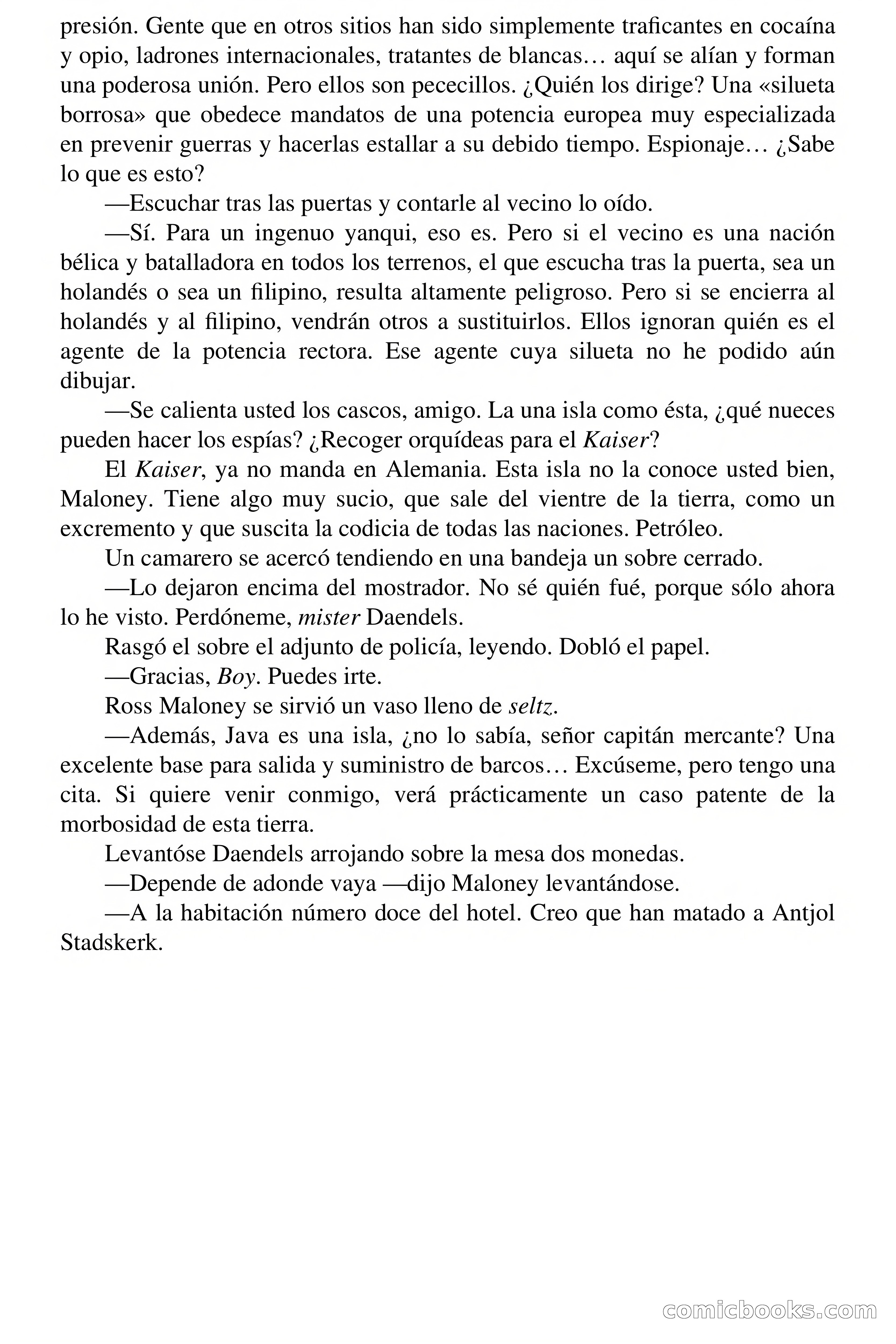 Capitán Pantera: Las siete perlas — page 28 of 73