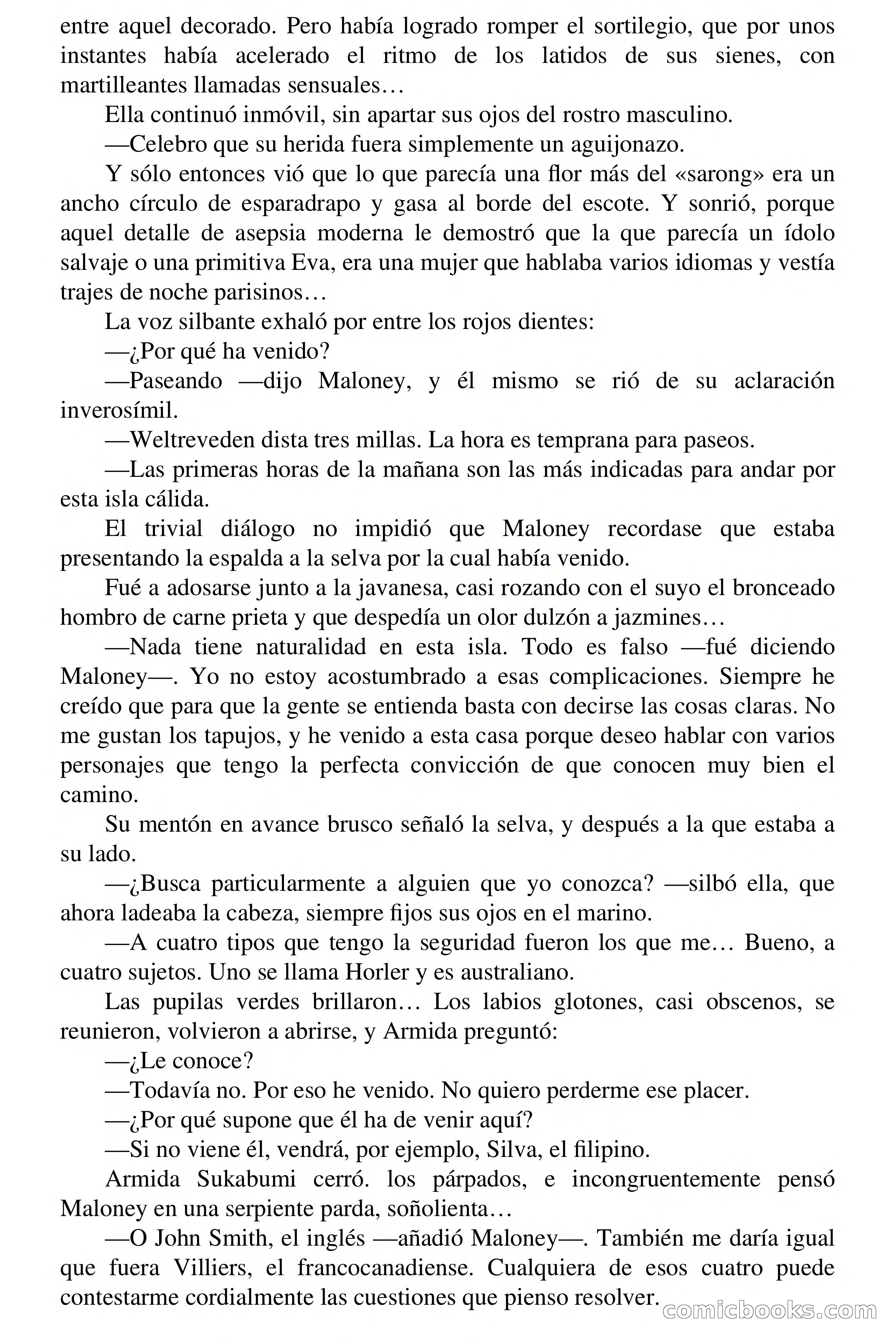 Capitán Pantera: Las siete perlas — page 36 of 73