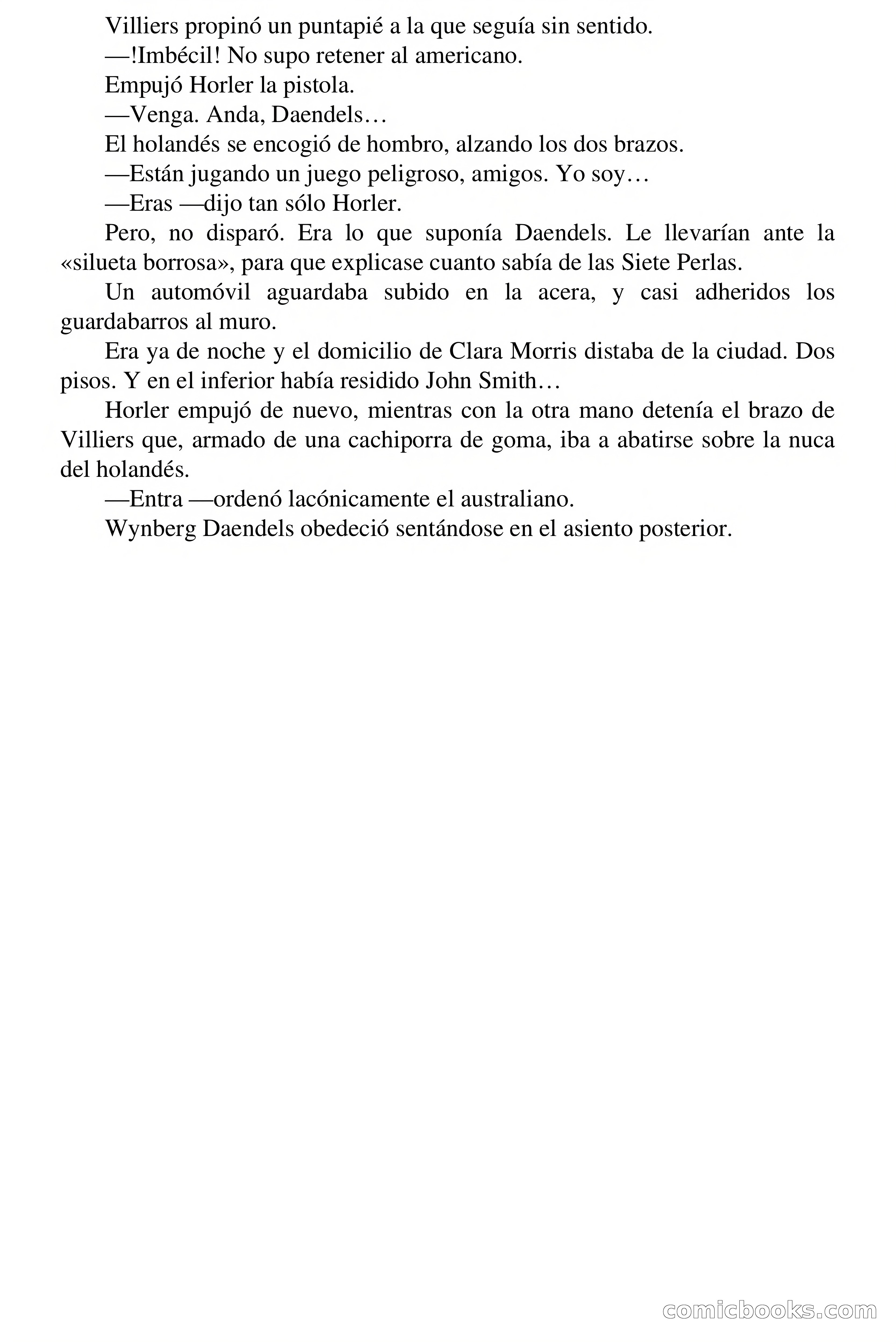 Capitán Pantera: Las siete perlas — page 62 of 73