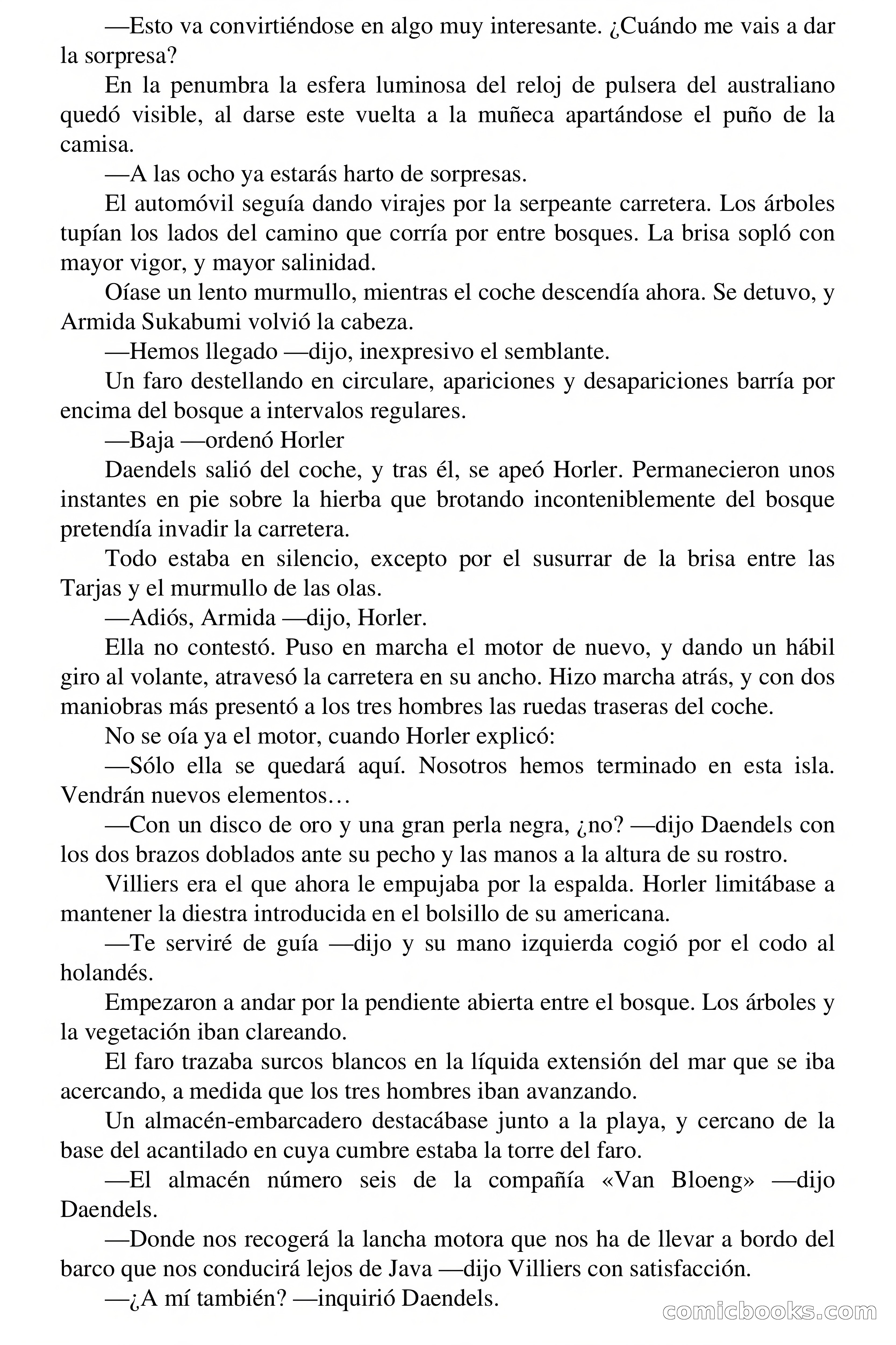 Capitán Pantera: Las siete perlas — page 64 of 73