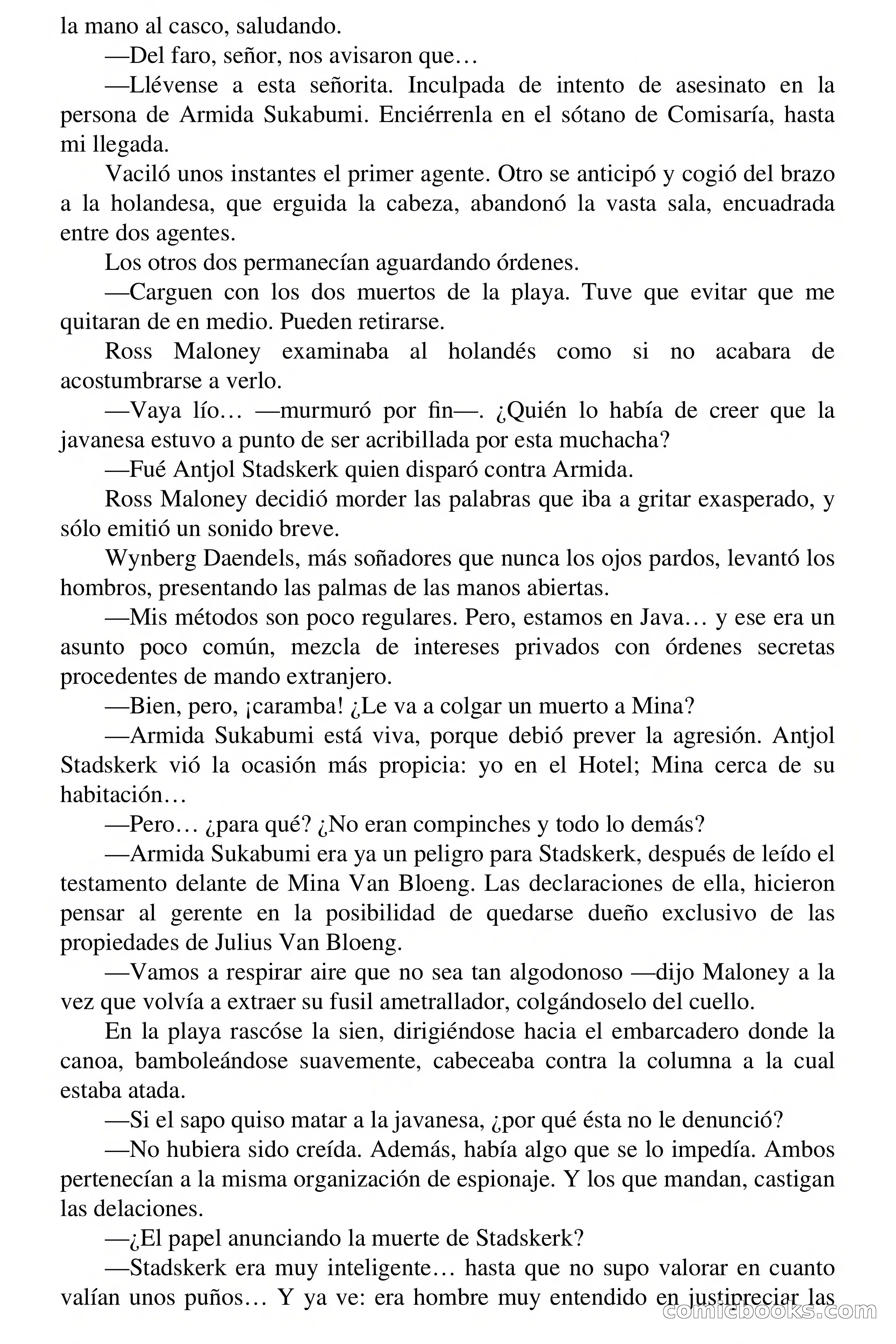 Capitán Pantera: Las siete perlas — page 68 of 73