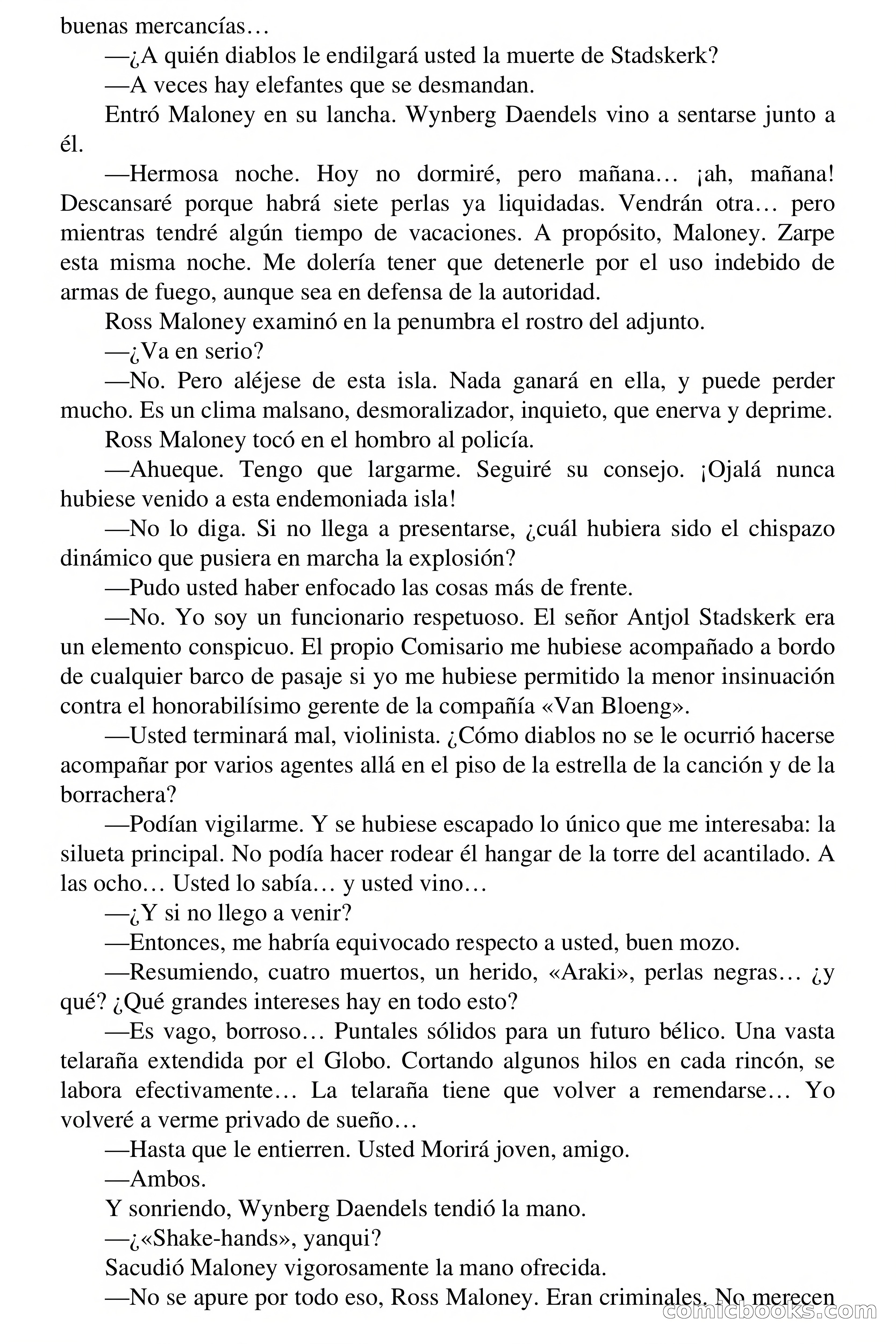 Capitán Pantera: Las siete perlas — page 69 of 73
