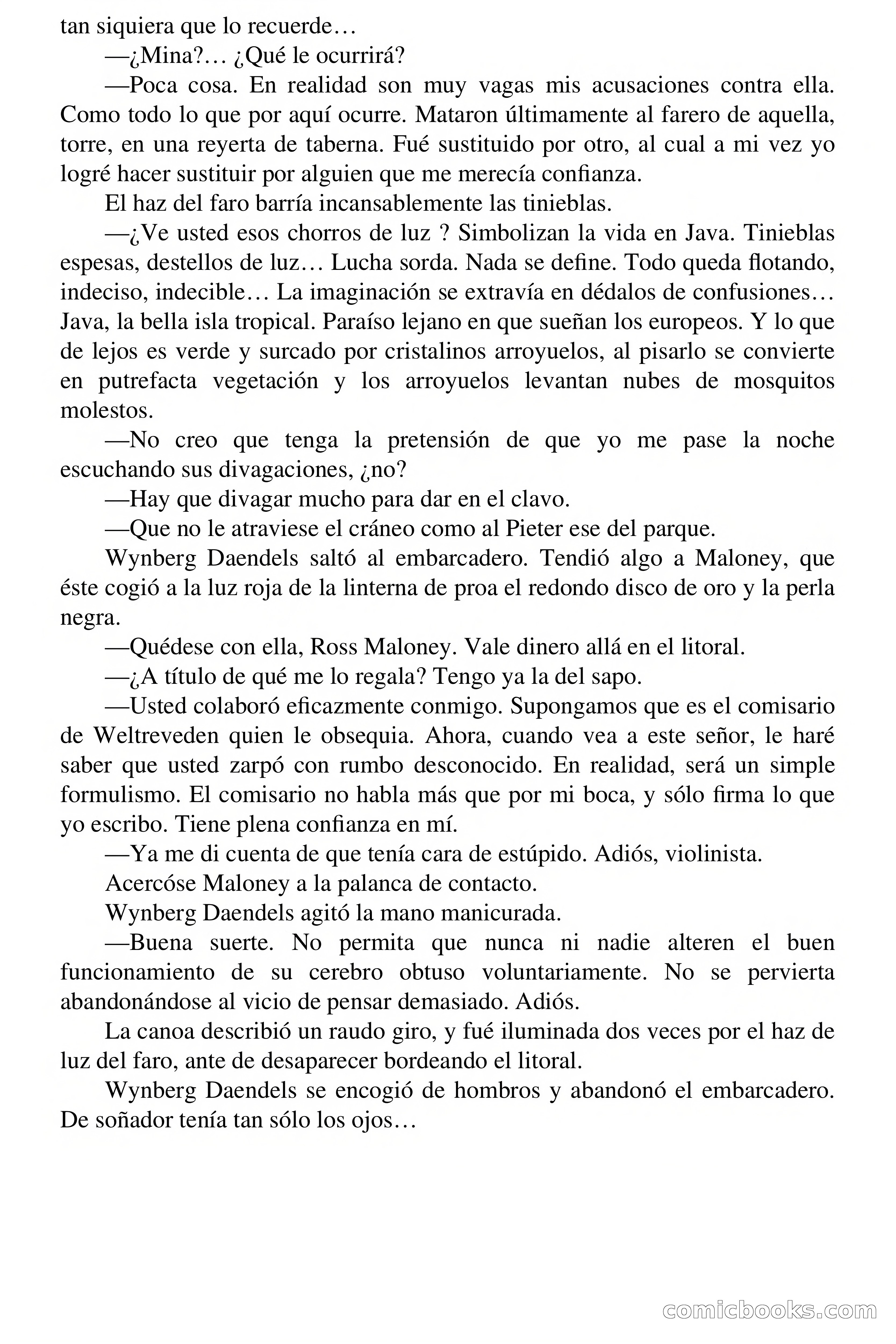 Capitán Pantera: Las siete perlas — page 70 of 73