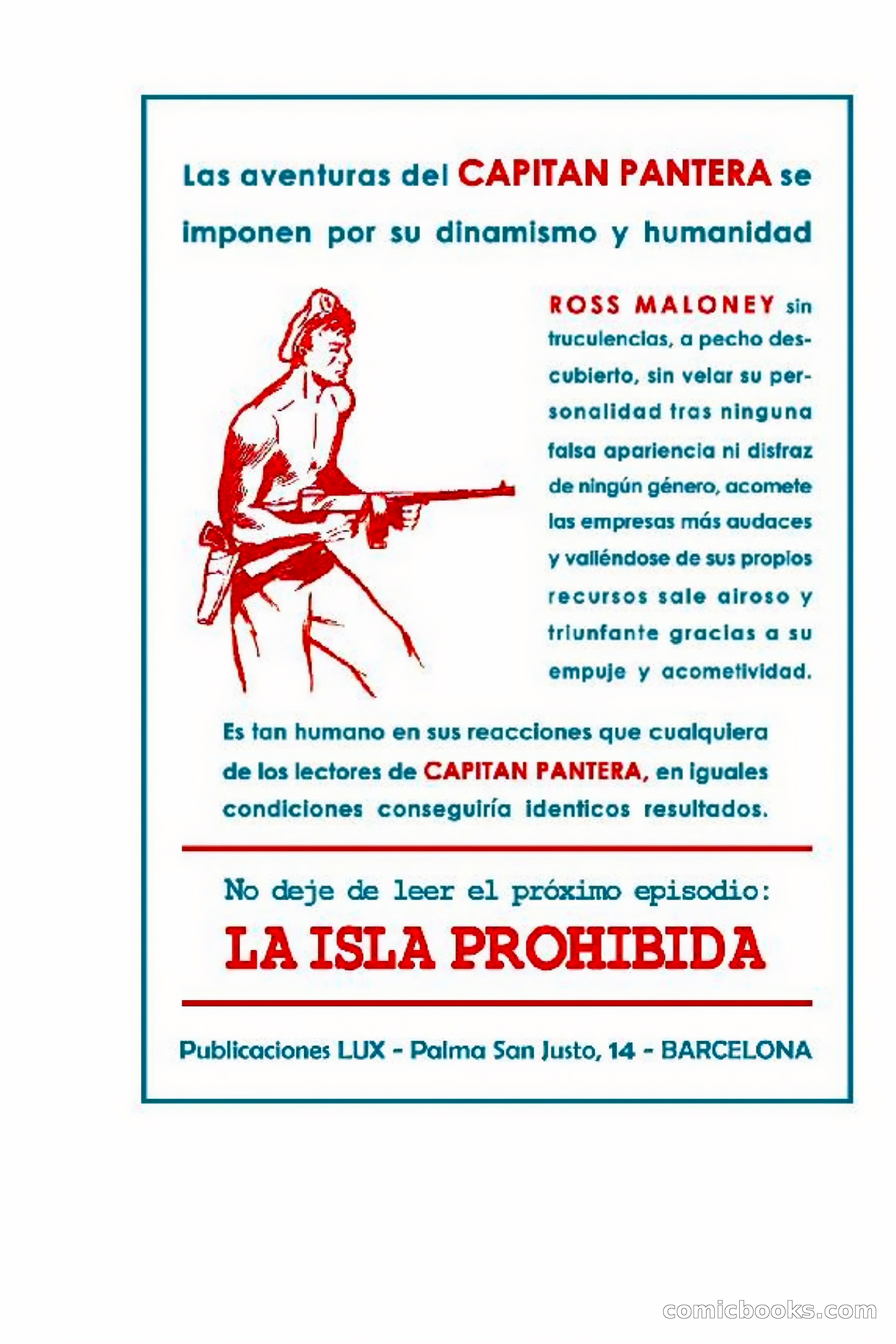 Capitán Pantera: Las siete perlas — page 73 of 73