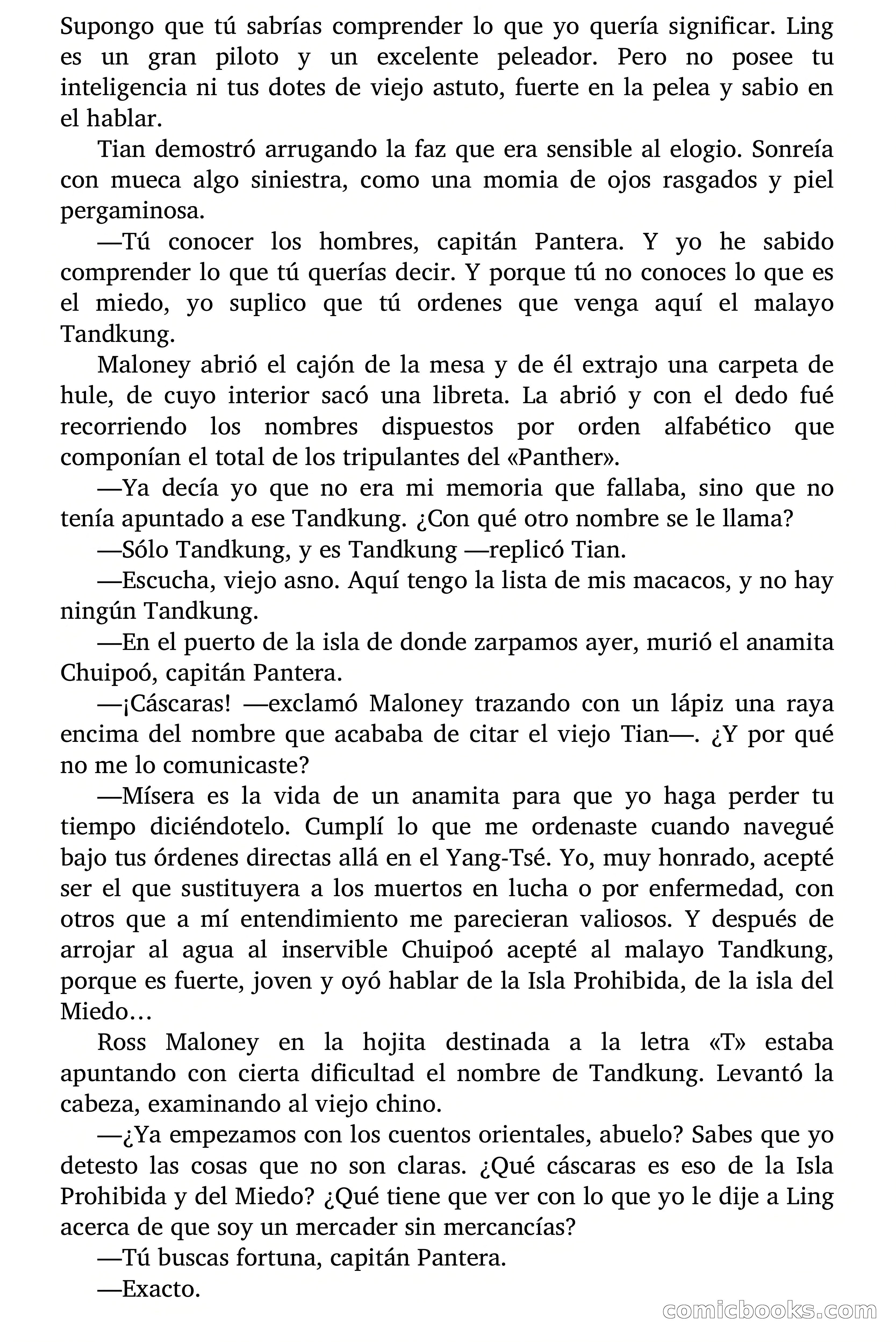 Capitán Pantera: La isla prohibida — page 11 of 83