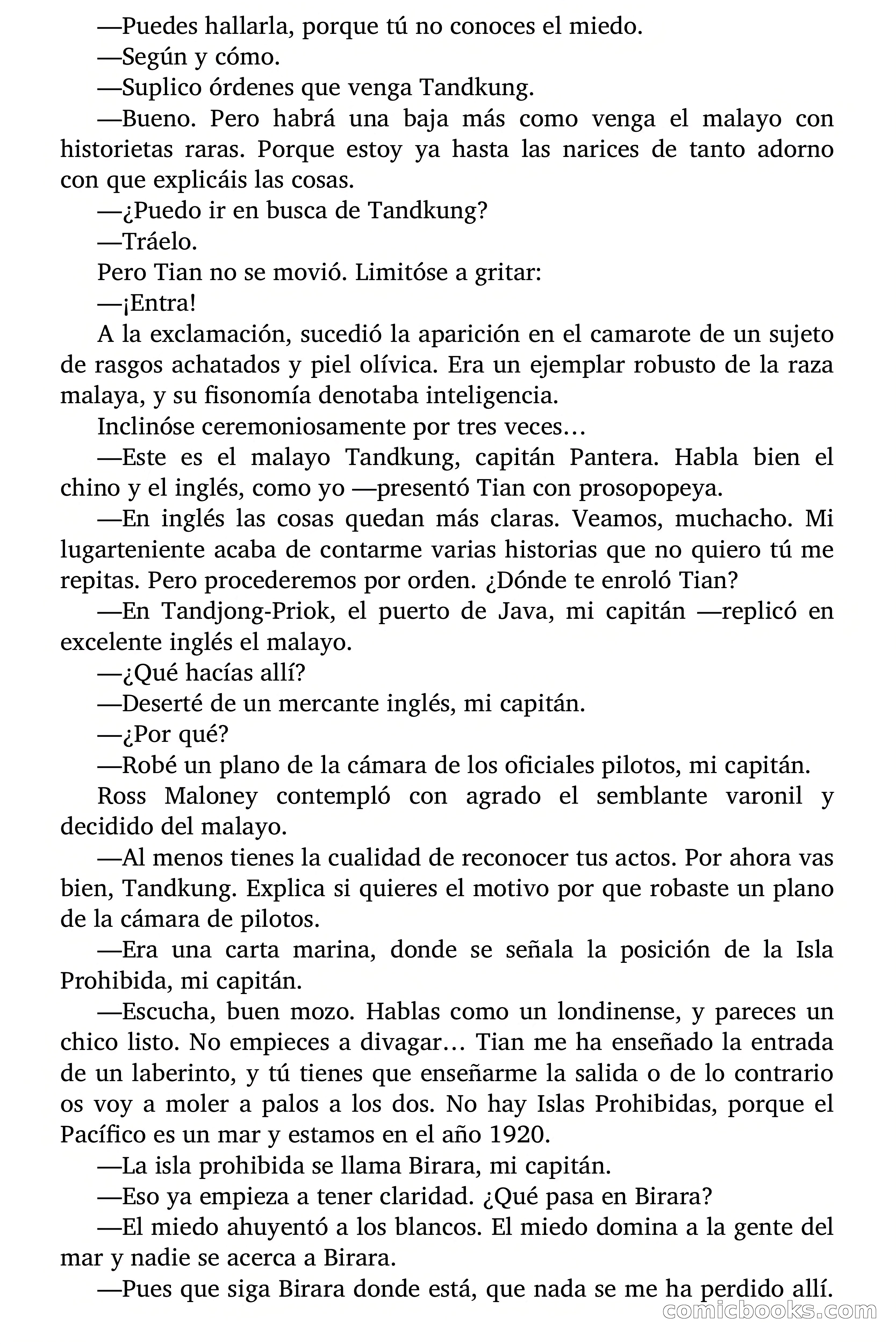 Capitán Pantera: La isla prohibida — page 12 of 83