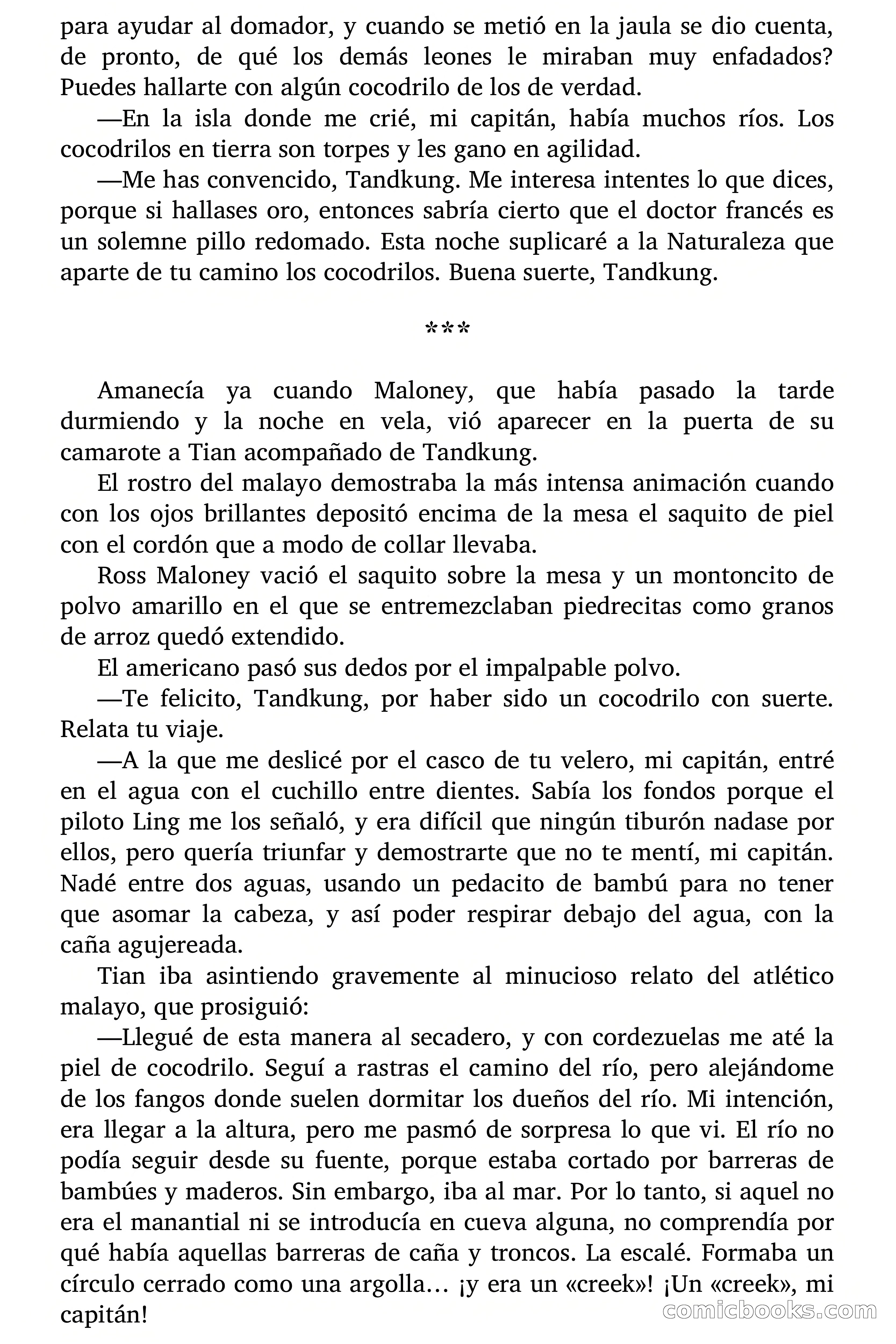 Capitán Pantera: La isla prohibida — page 35 of 83