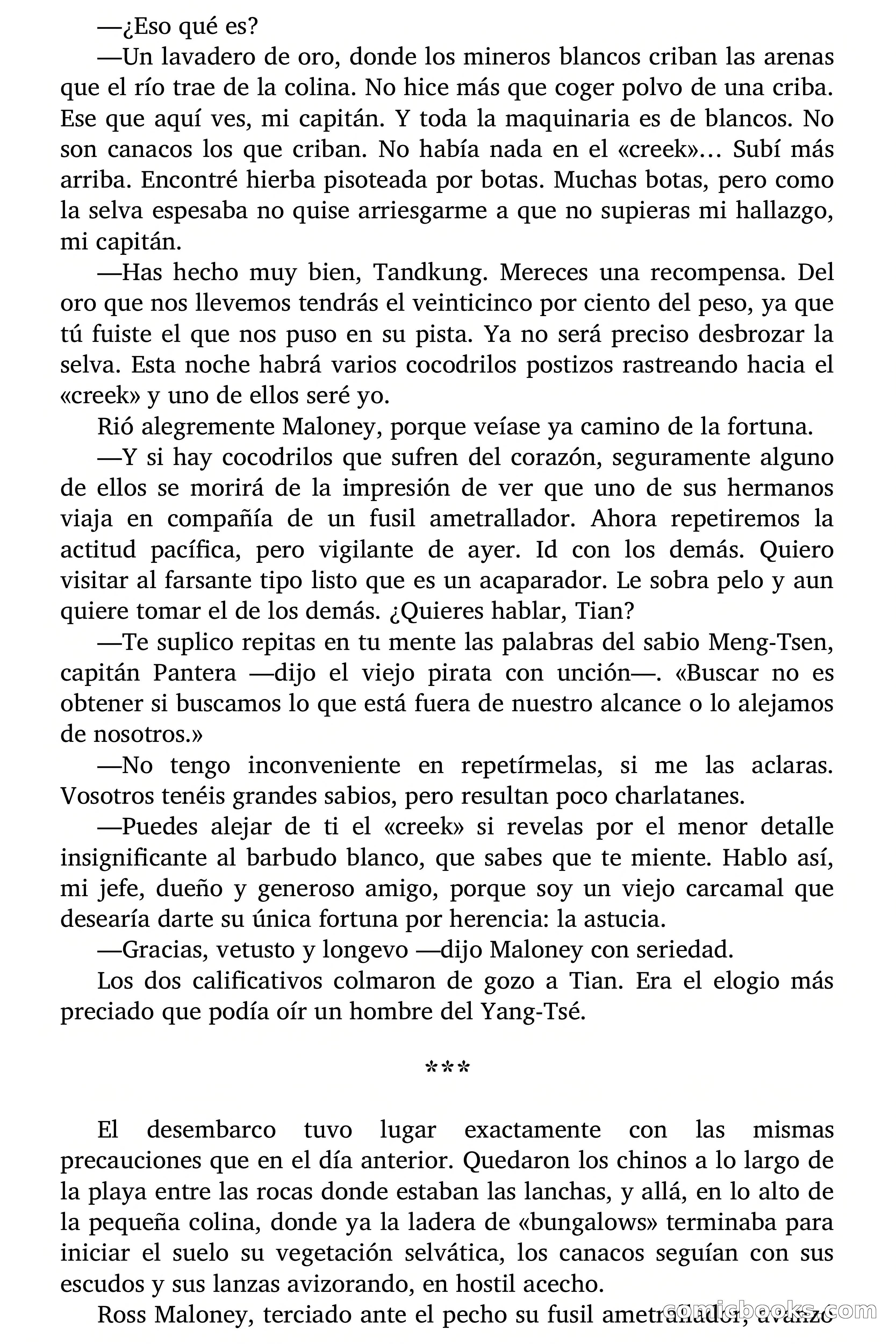 Capitán Pantera: La isla prohibida — page 36 of 83