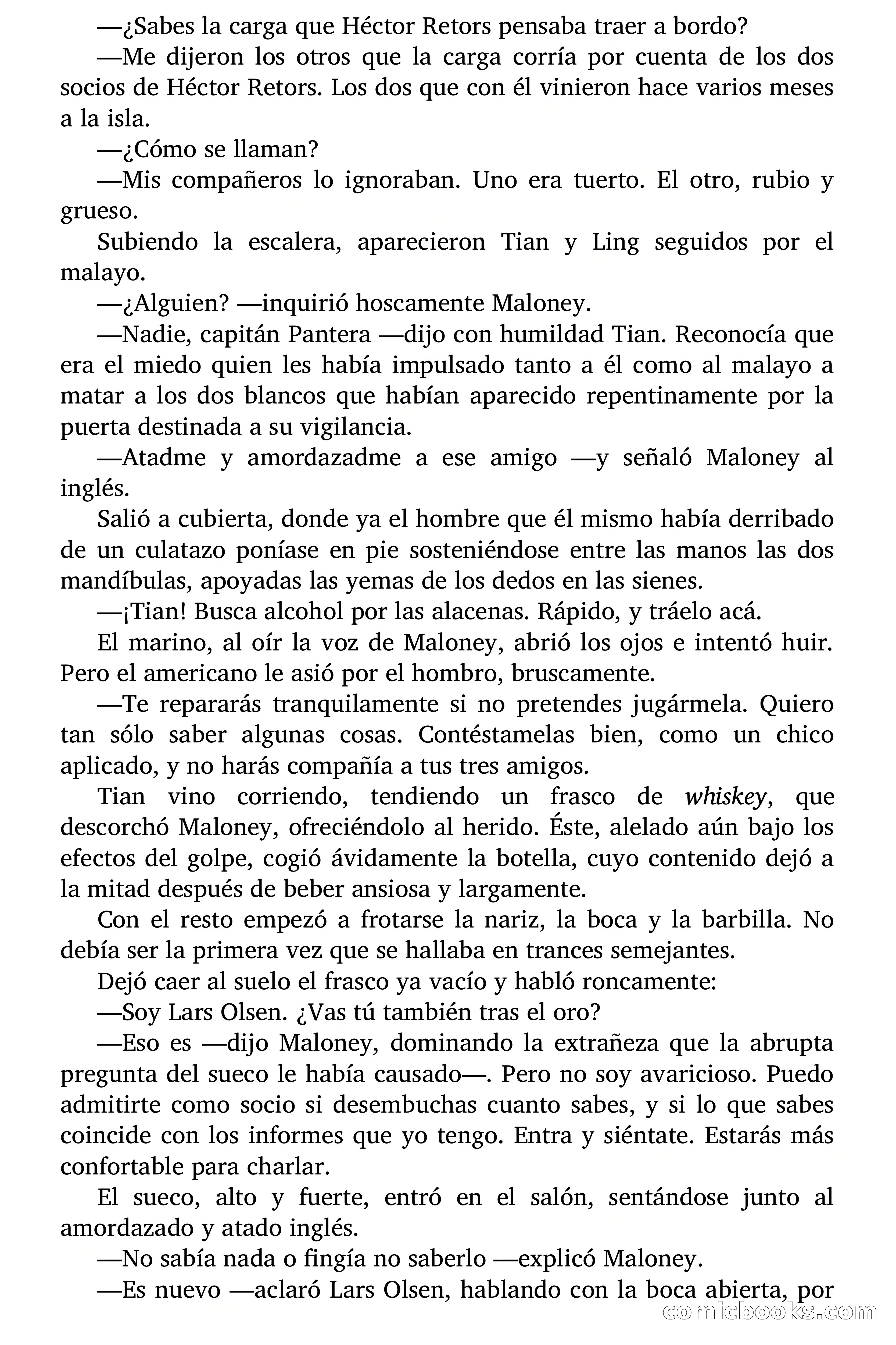 Capitán Pantera: La isla prohibida — page 56 of 83