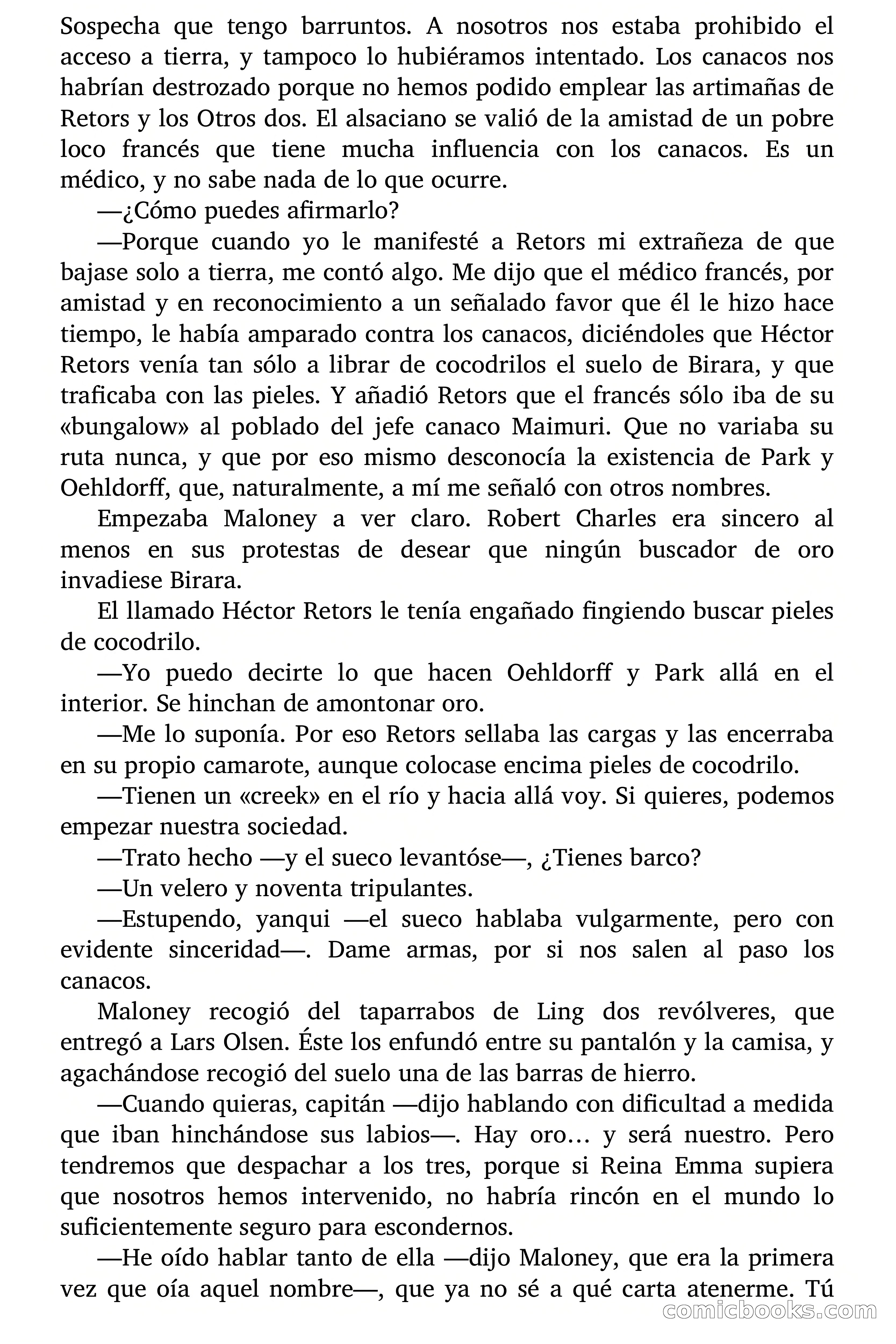 Capitán Pantera: La isla prohibida — page 58 of 83