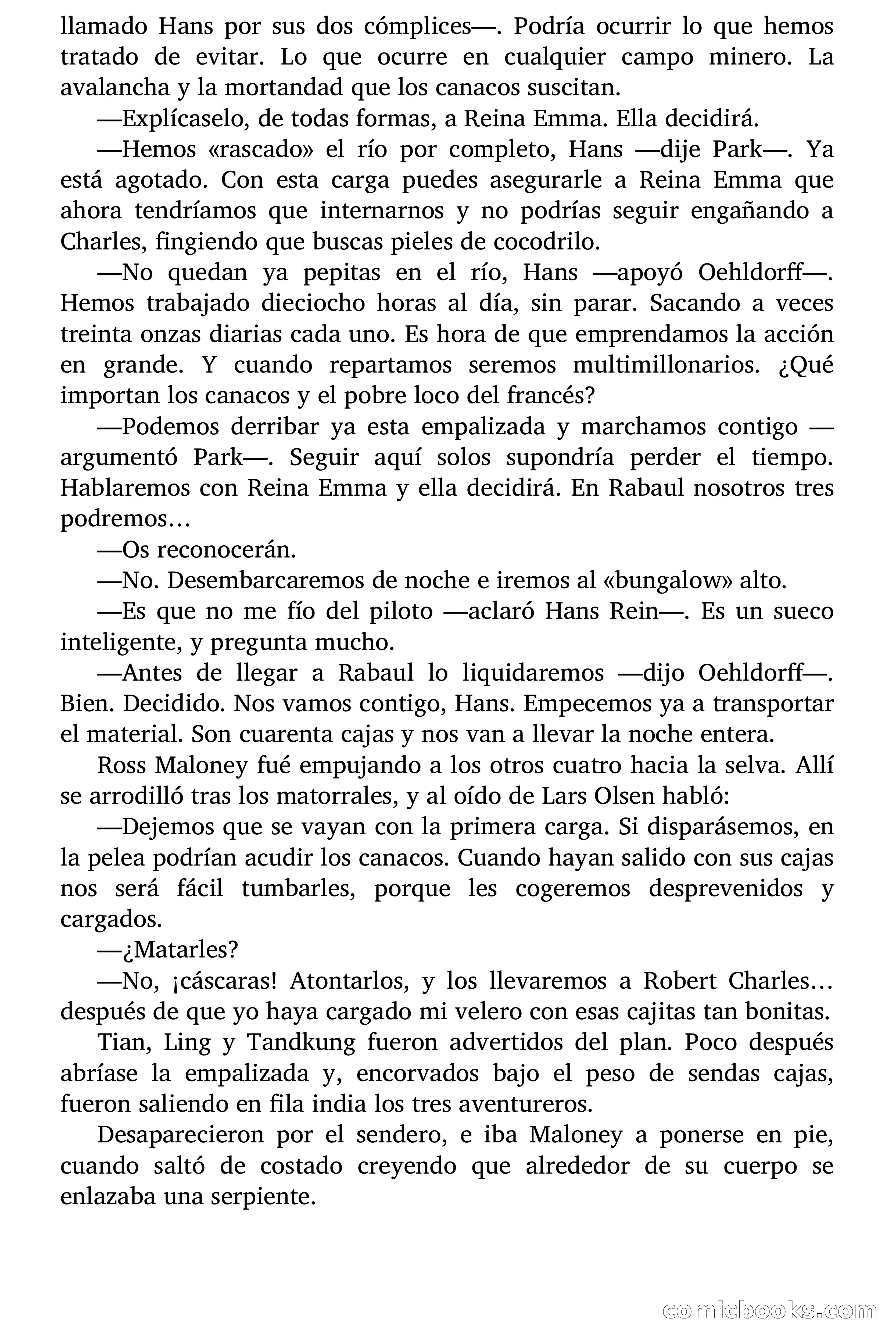 Capitán Pantera: La isla prohibida — page 63 of 83