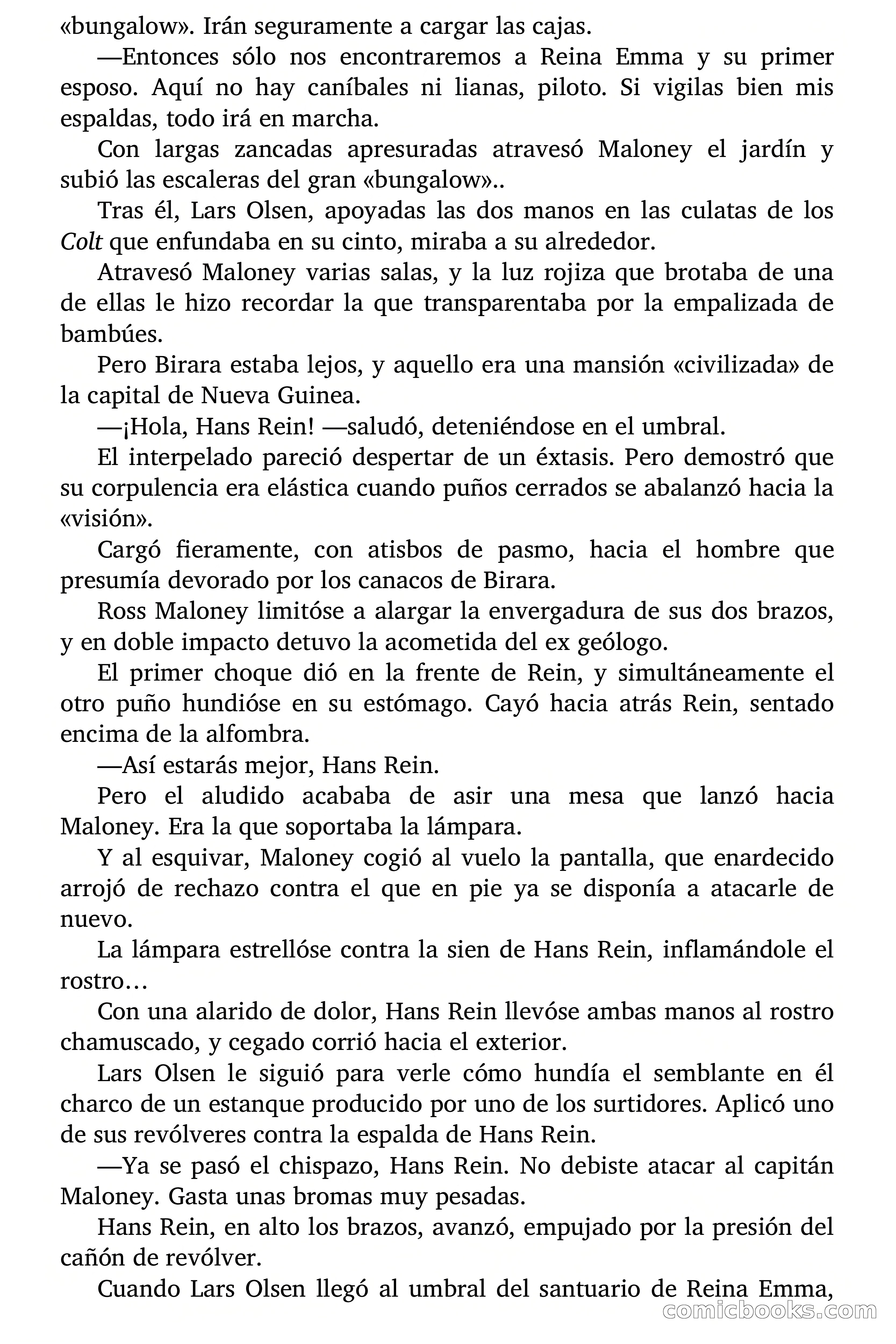 Capitán Pantera: La isla prohibida — page 78 of 83