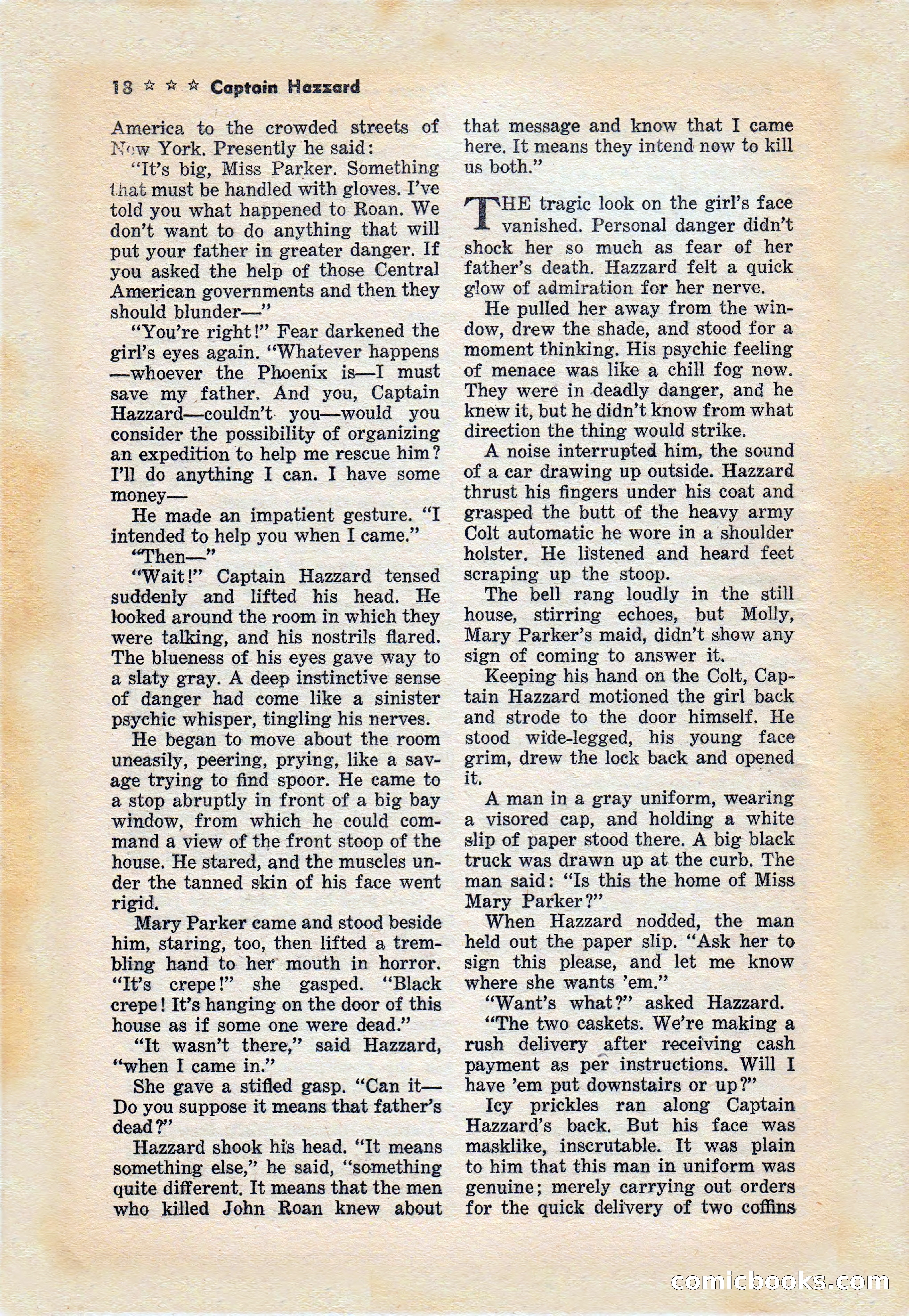 Capt. Hazzard Magazine, May 1938 — page 20 of 100