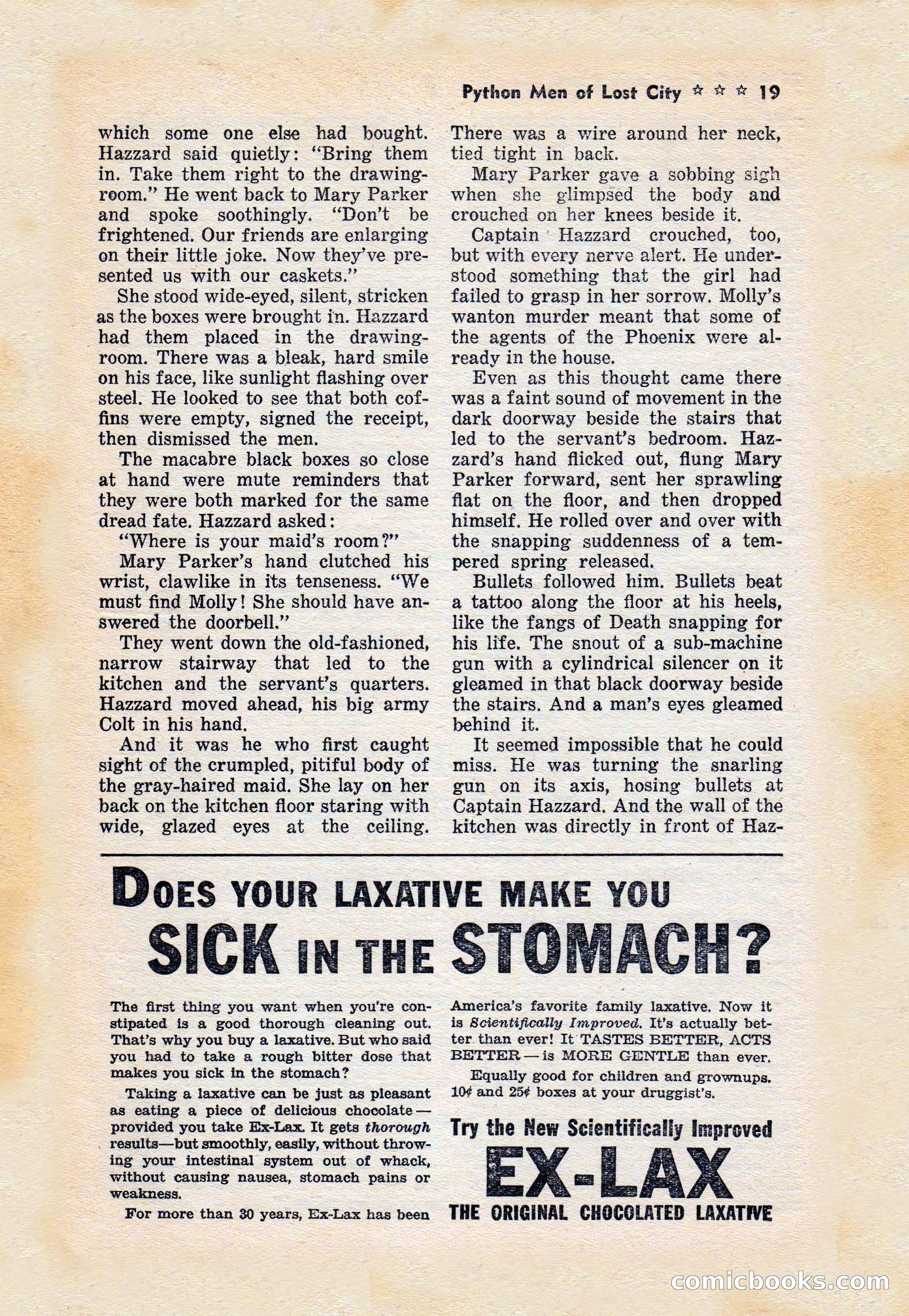 Capt. Hazzard Magazine, May 1938 — page 21 of 100