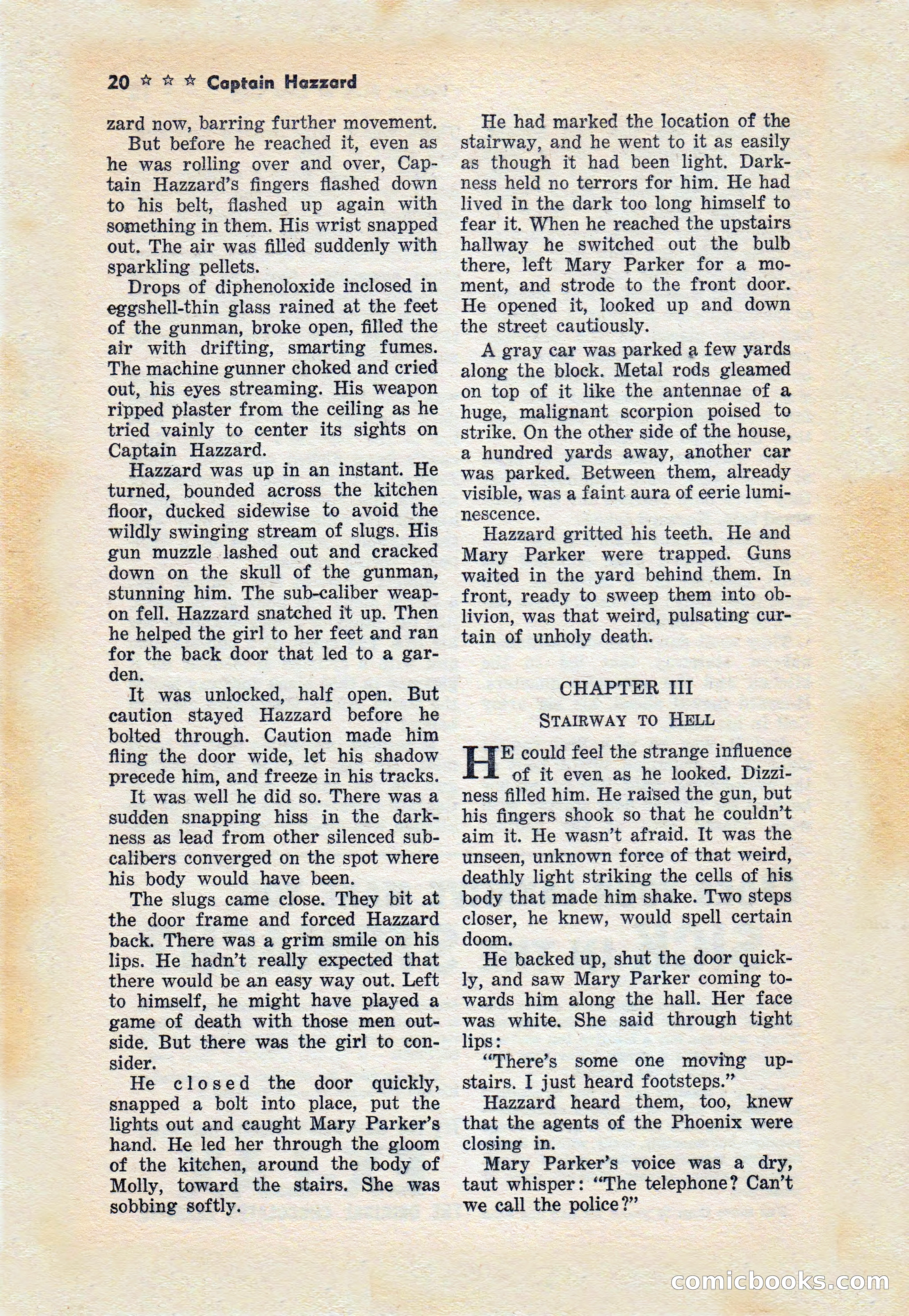 Capt. Hazzard Magazine, May 1938 — page 22 of 100