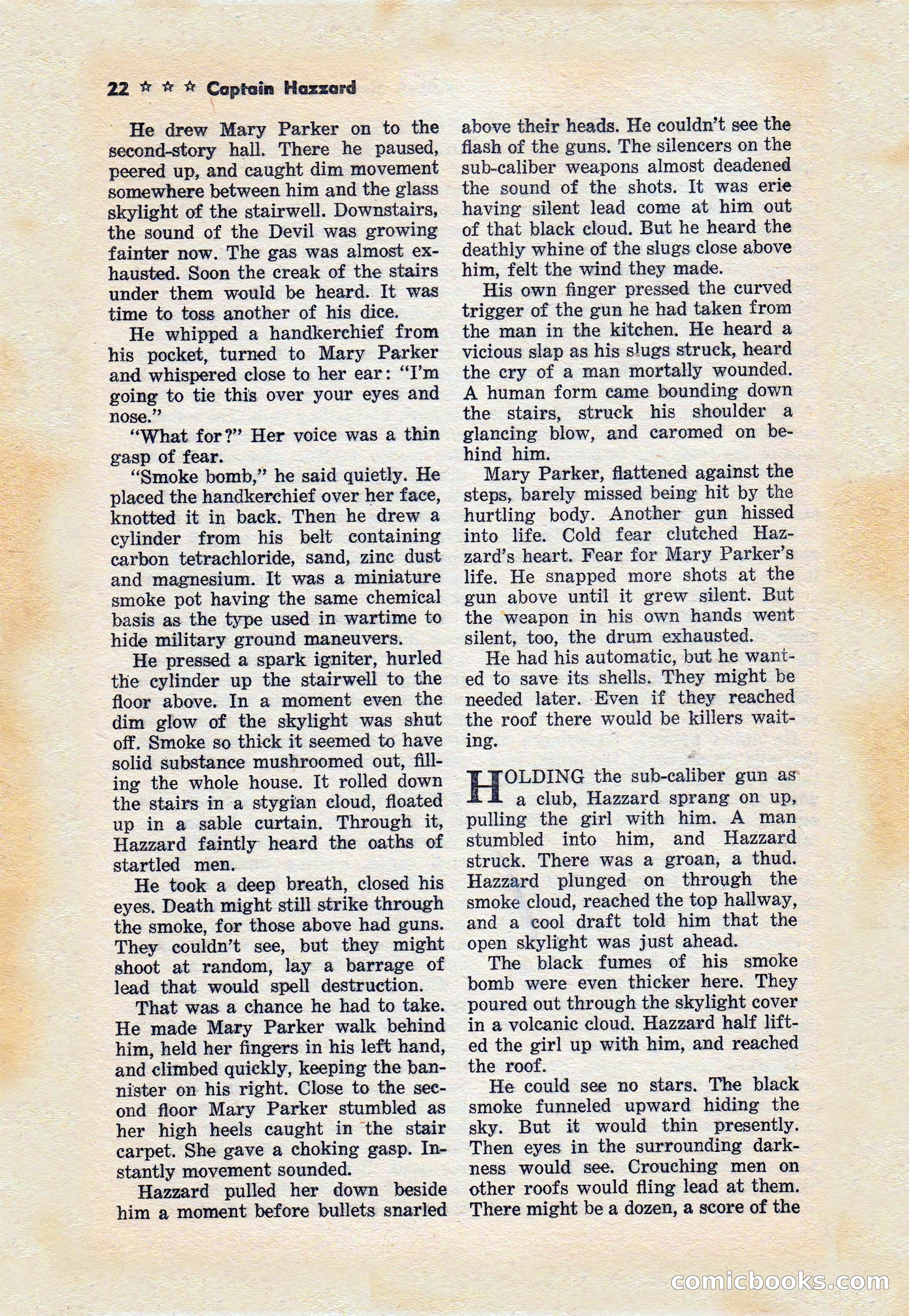 Capt. Hazzard Magazine, May 1938 — page 24 of 100