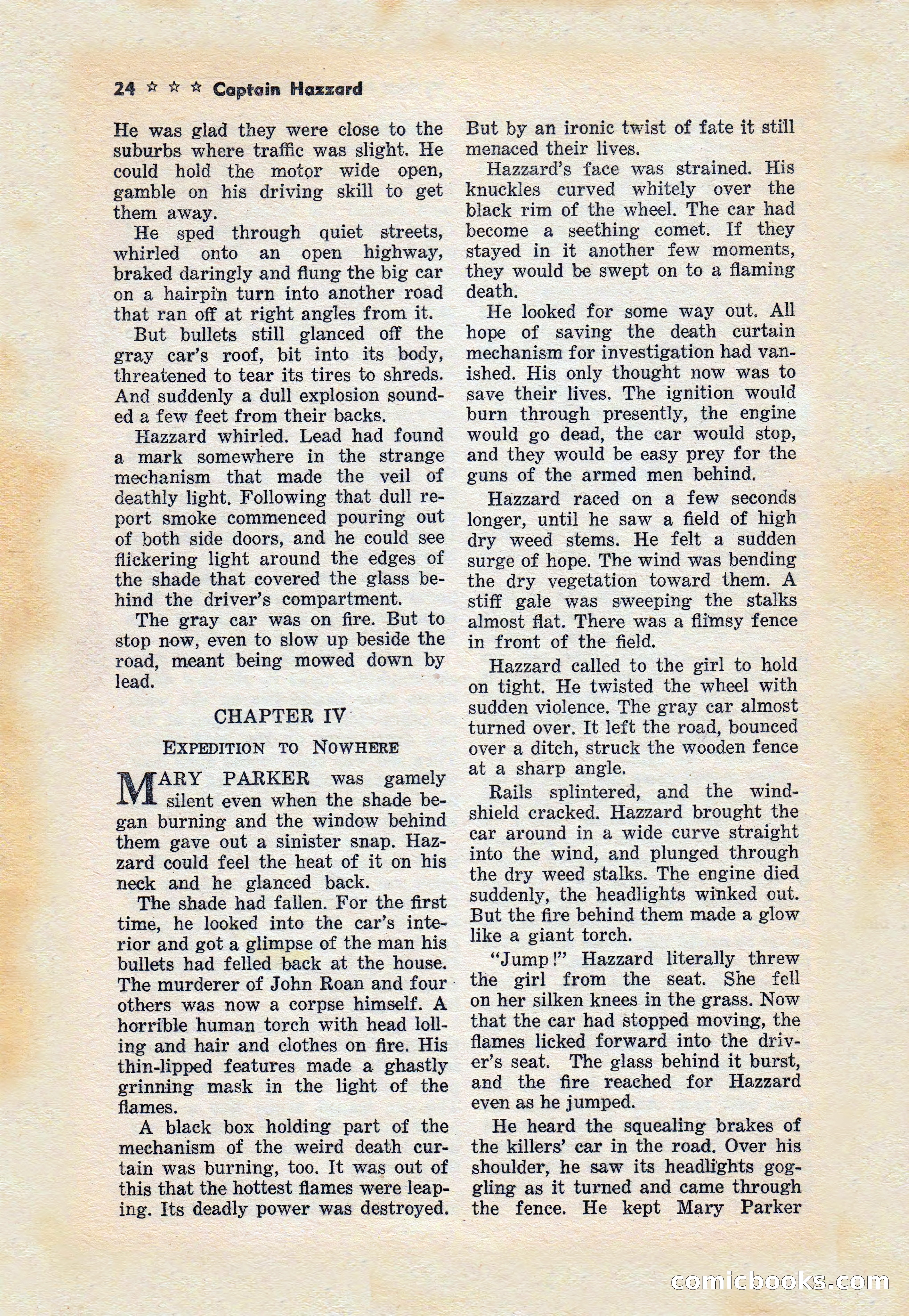 Capt. Hazzard Magazine, May 1938 — page 26 of 100