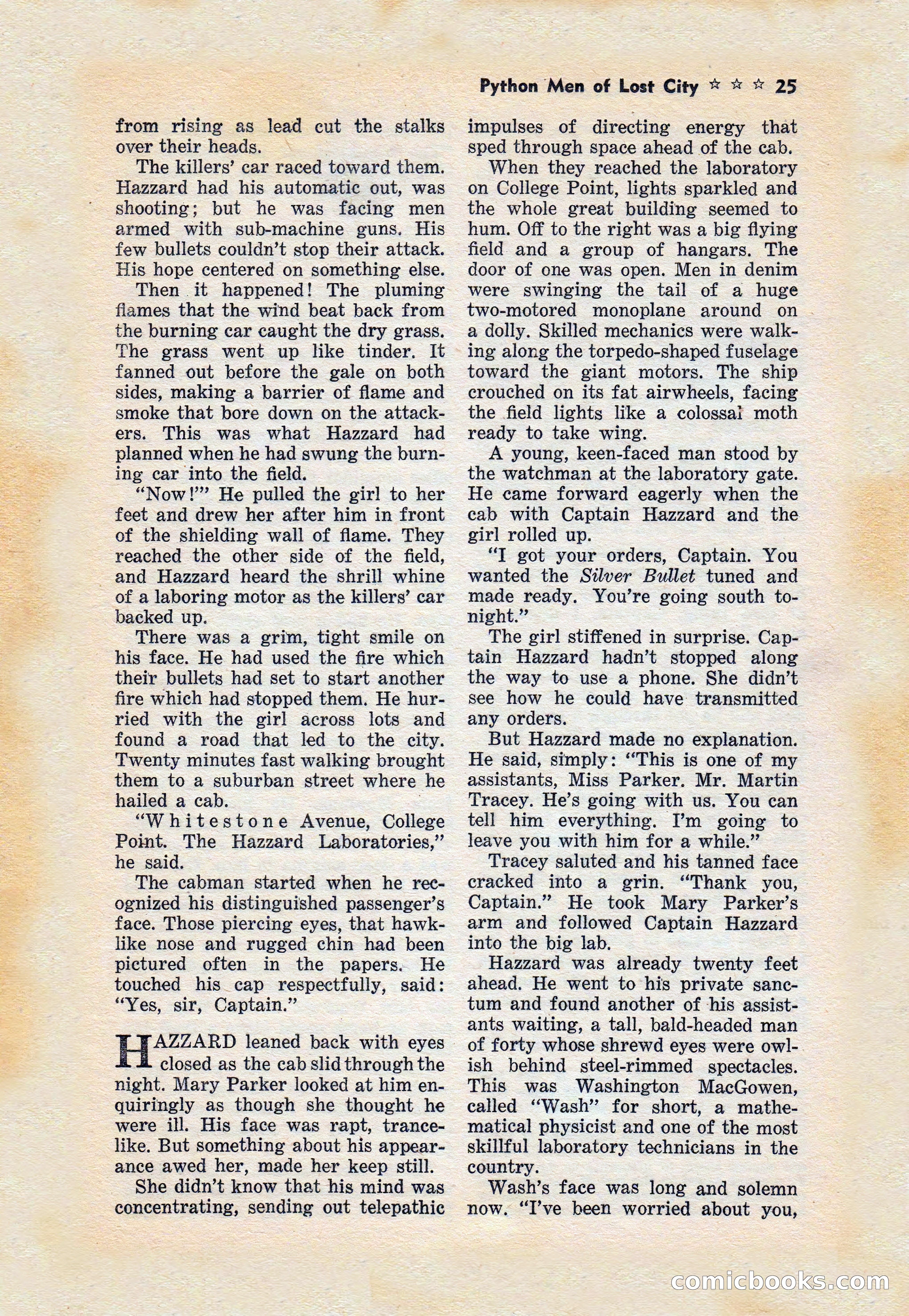 Capt. Hazzard Magazine, May 1938 — page 27 of 100