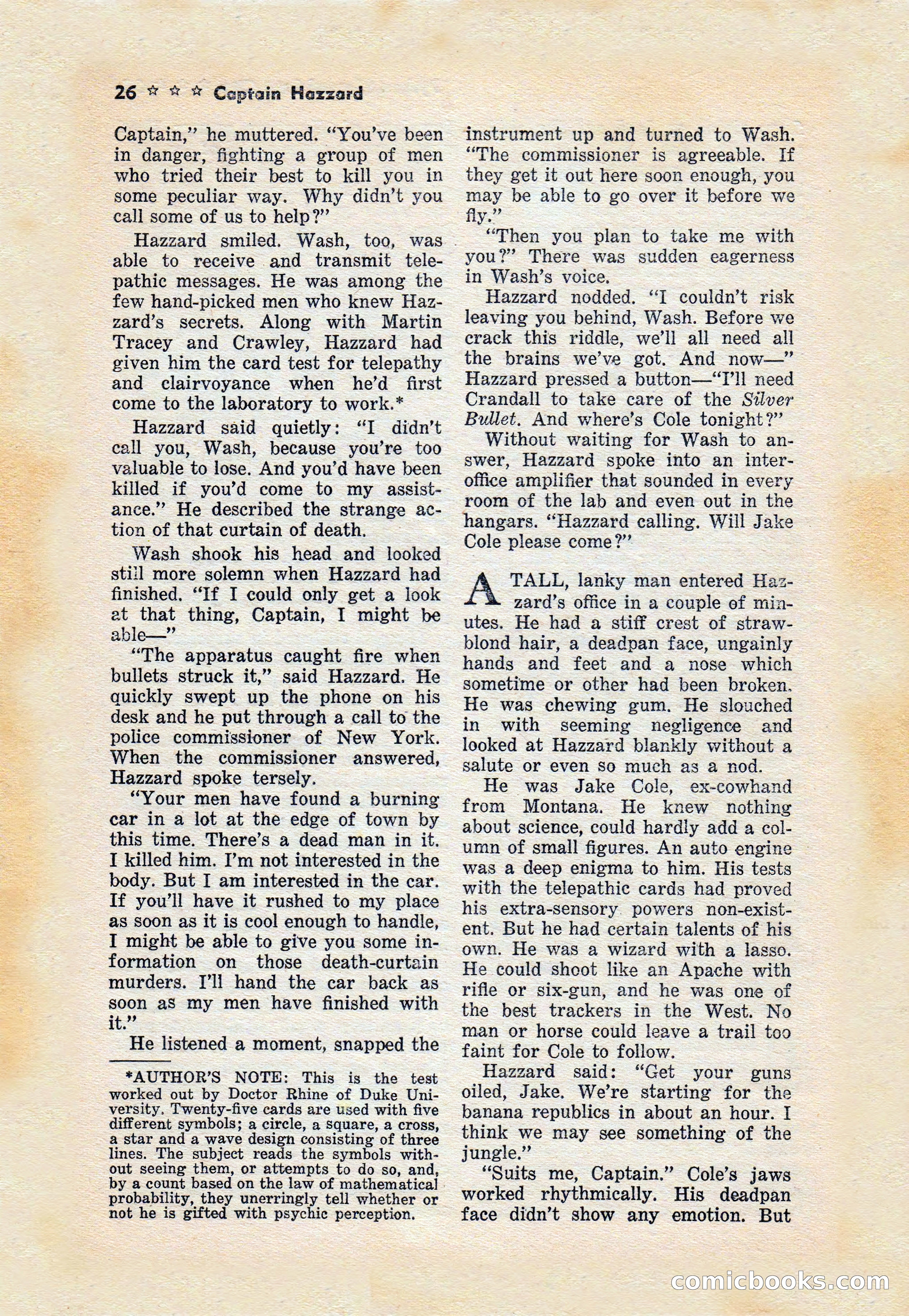 Capt. Hazzard Magazine, May 1938 — page 28 of 100