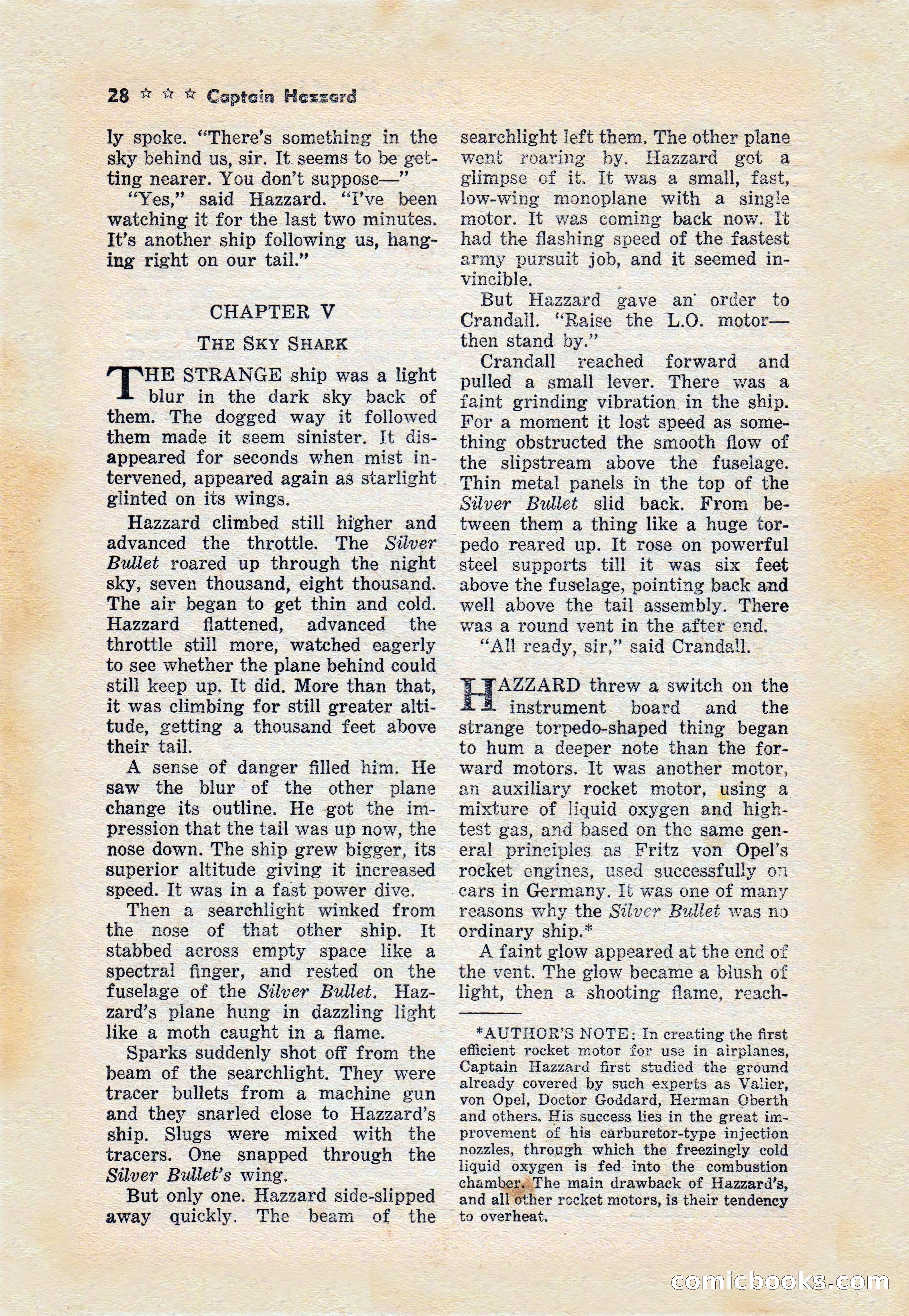 Capt. Hazzard Magazine, May 1938 — page 30 of 100