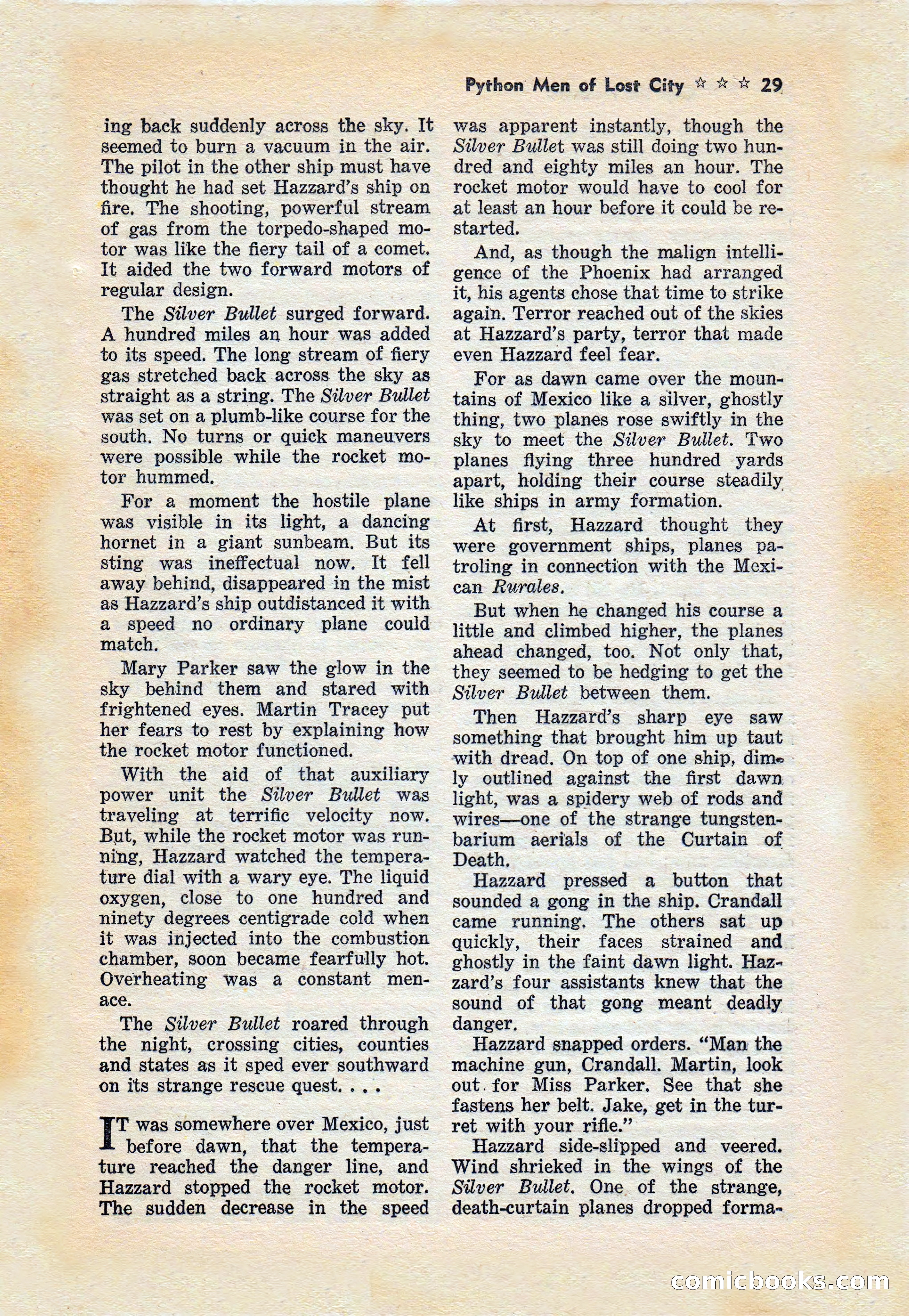 Capt. Hazzard Magazine, May 1938 — page 31 of 100