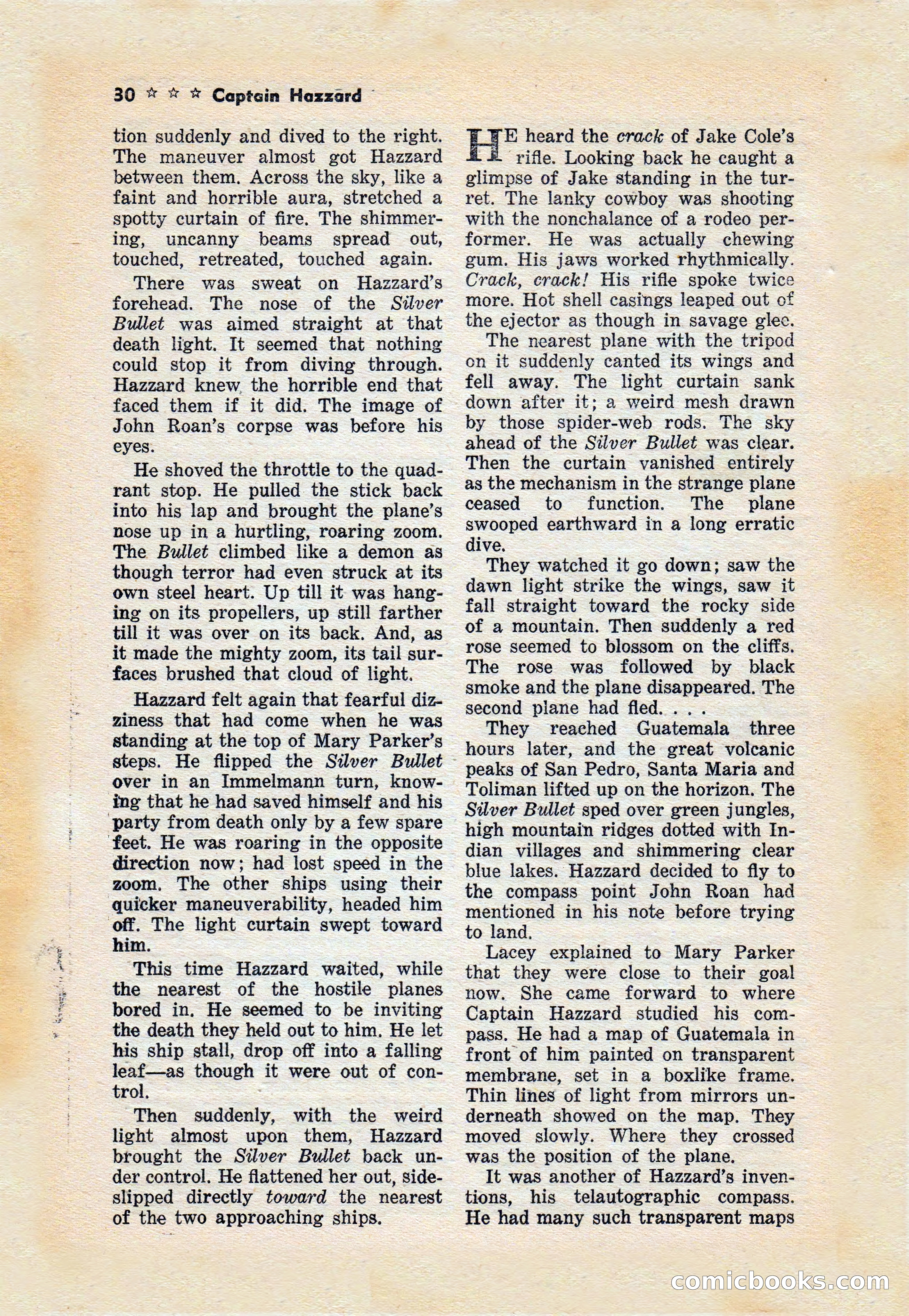Capt. Hazzard Magazine, May 1938 — page 32 of 100