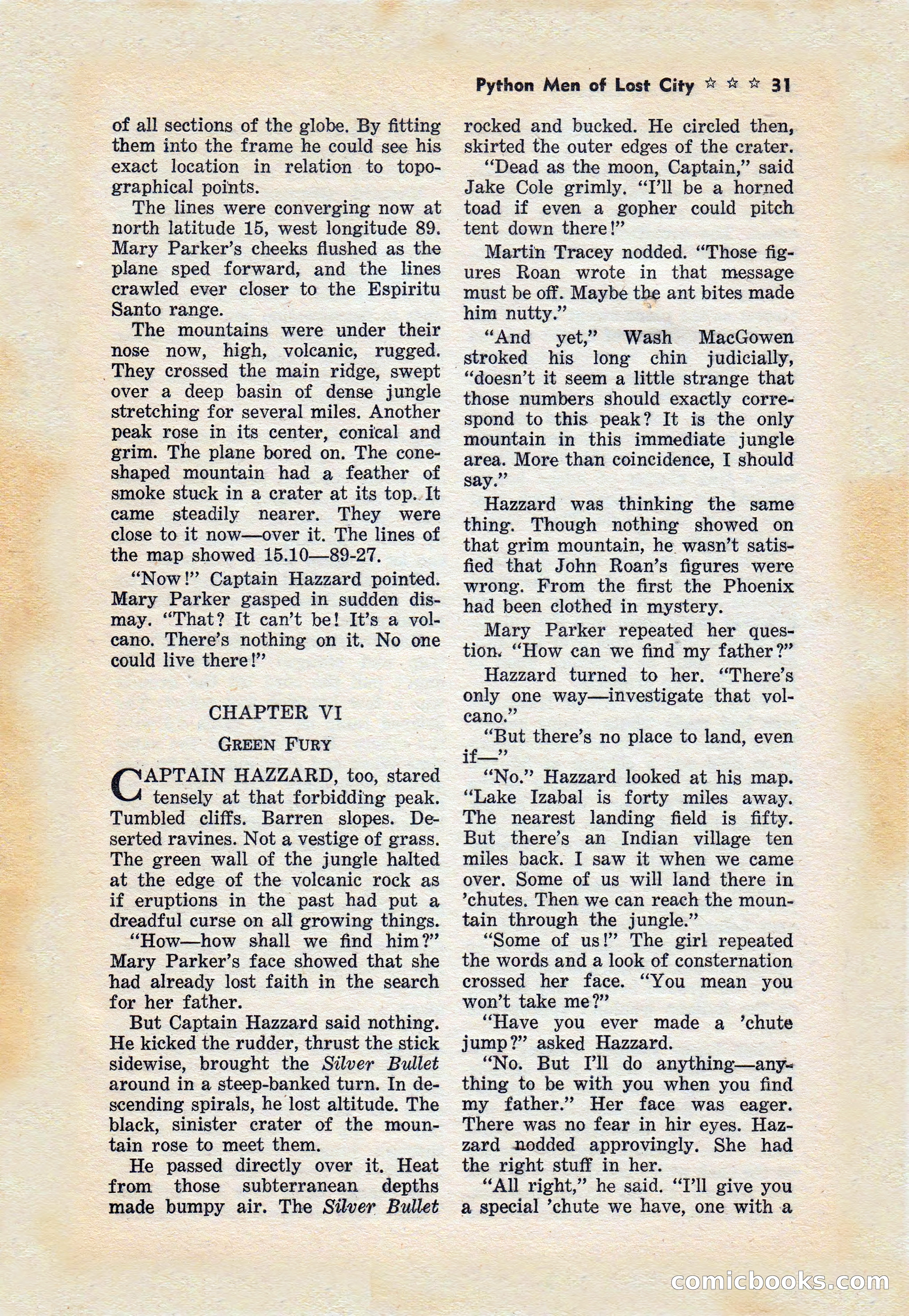 Capt. Hazzard Magazine, May 1938 — page 33 of 100