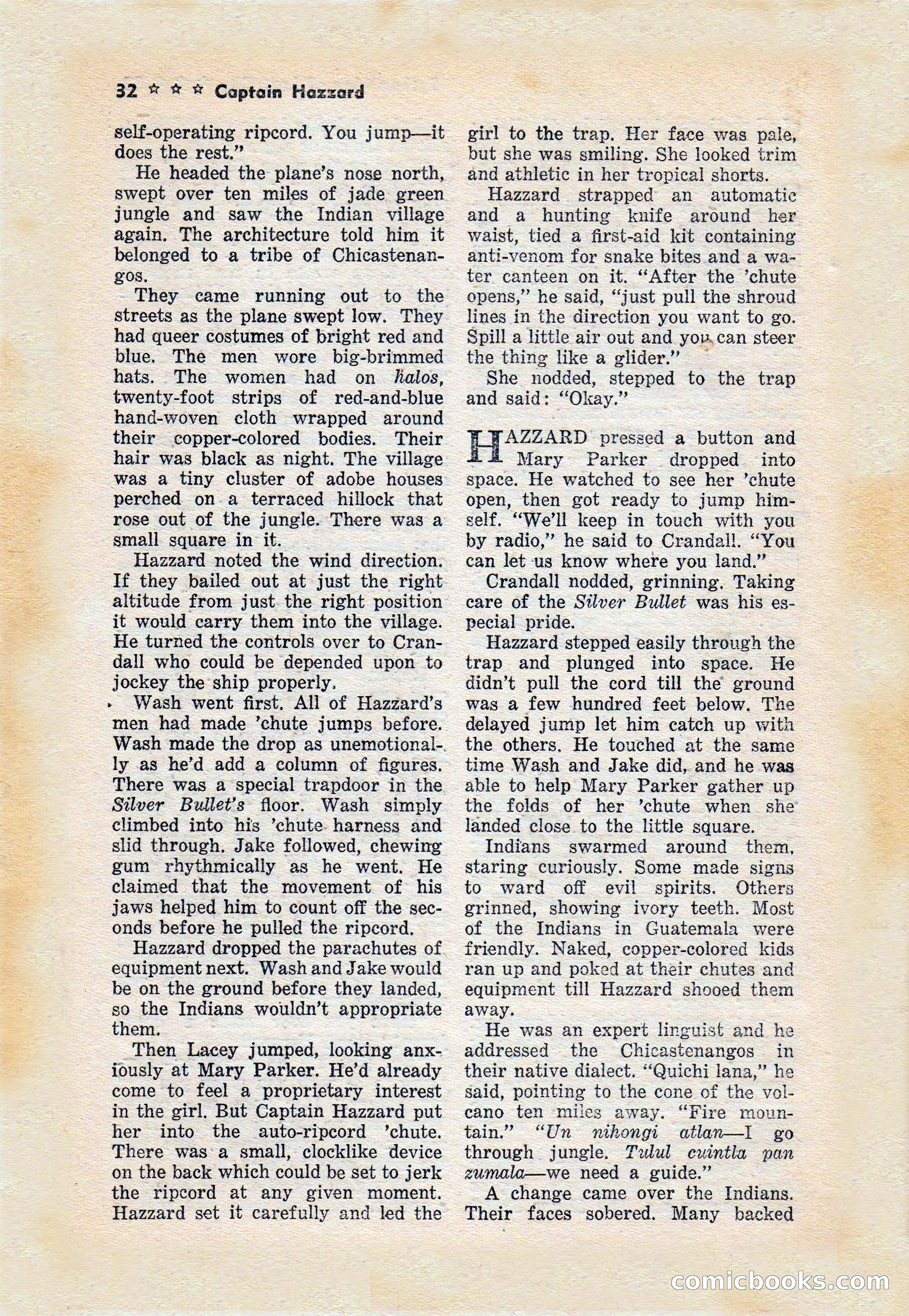 Capt. Hazzard Magazine, May 1938 — page 34 of 100