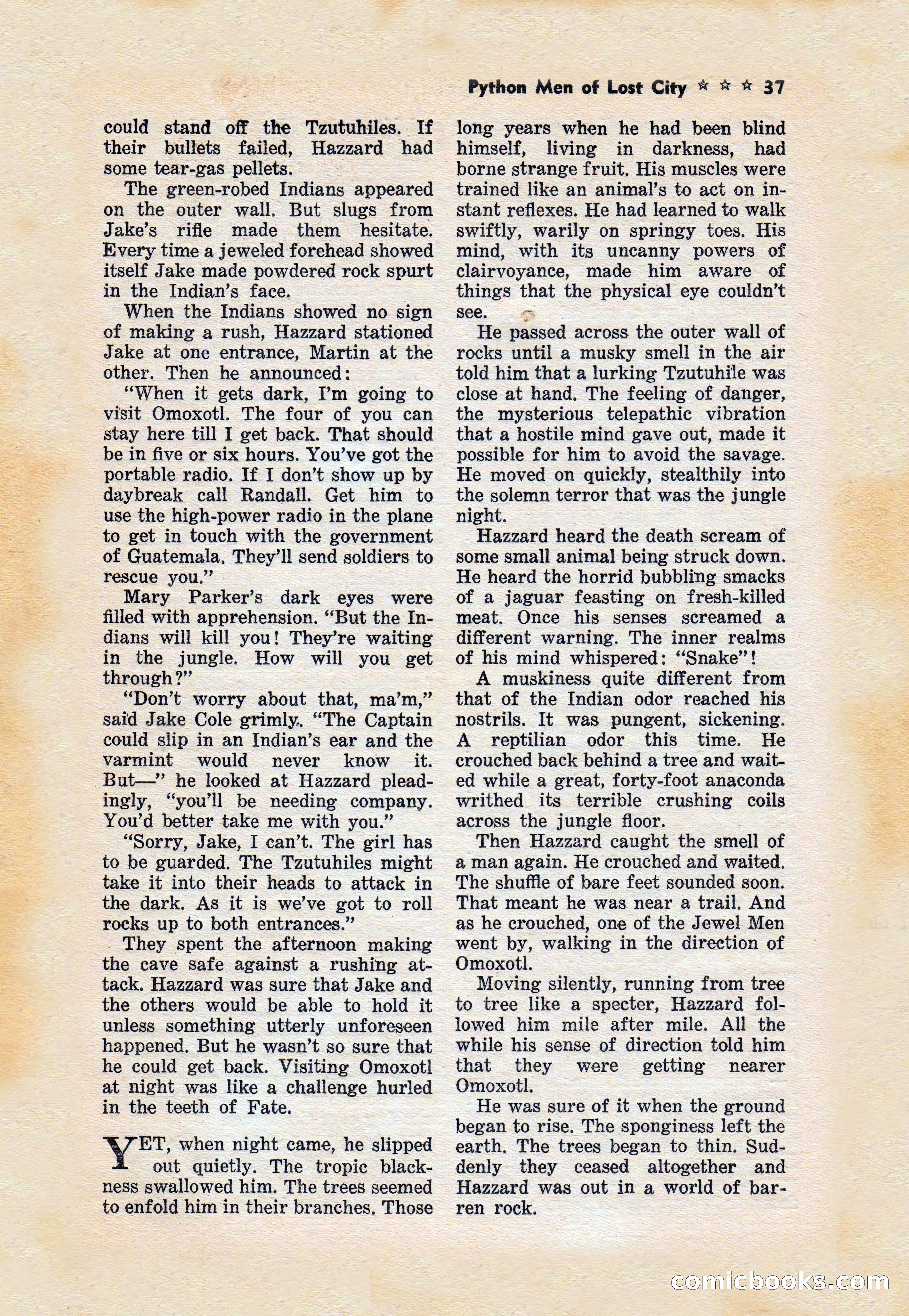 Capt. Hazzard Magazine, May 1938 — page 39 of 100