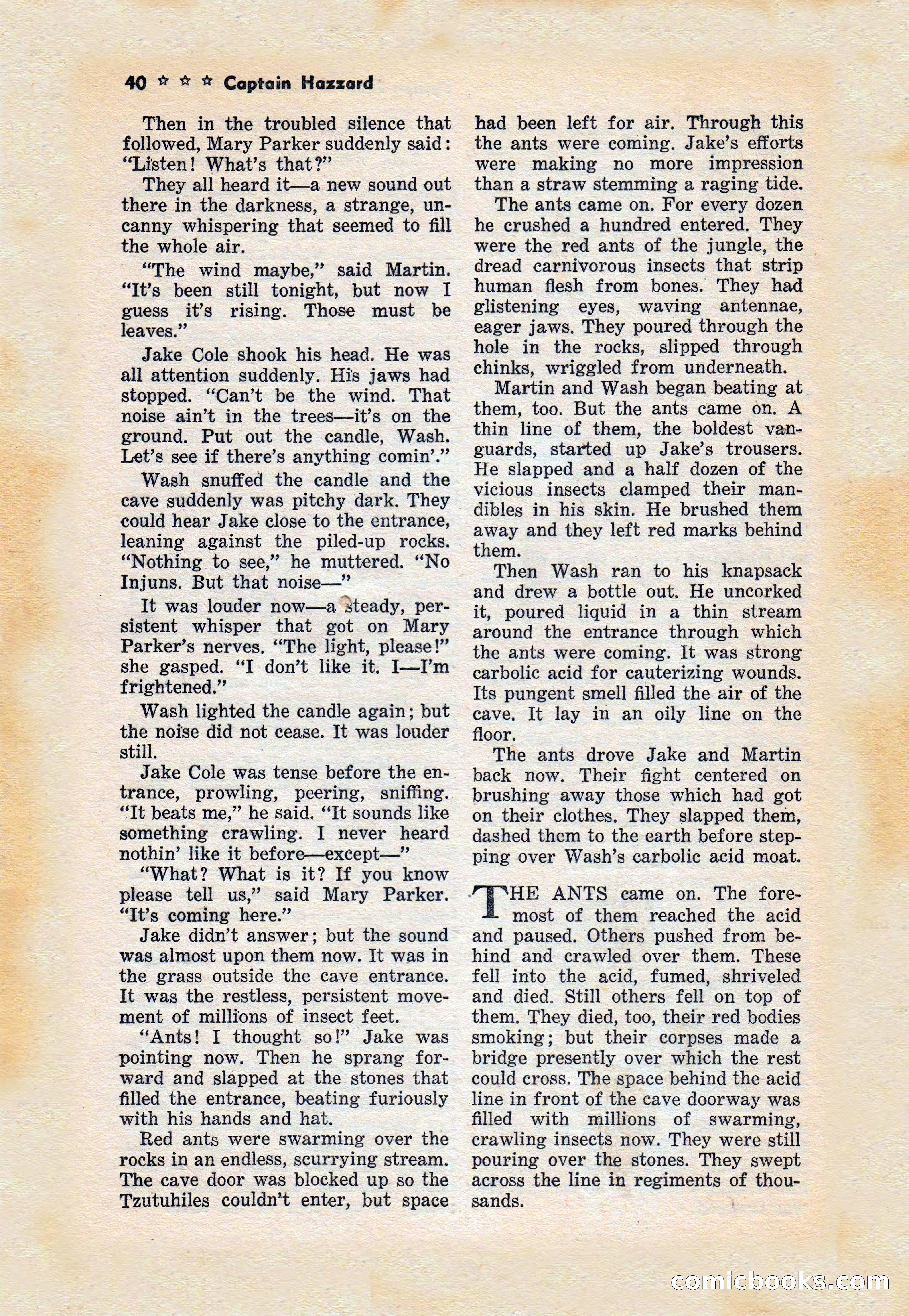 Capt. Hazzard Magazine, May 1938 — page 42 of 100