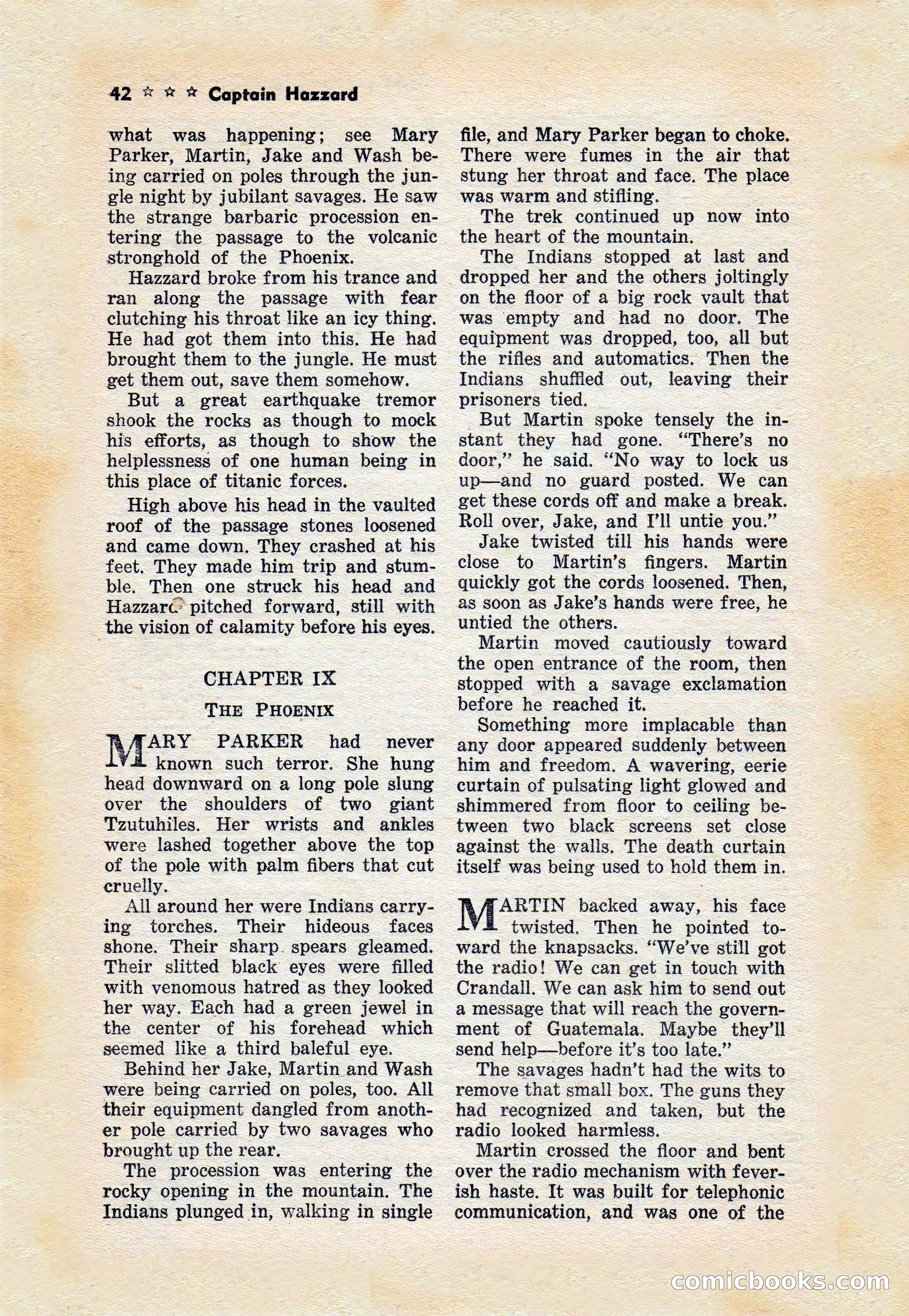 Capt. Hazzard Magazine, May 1938 — page 44 of 100