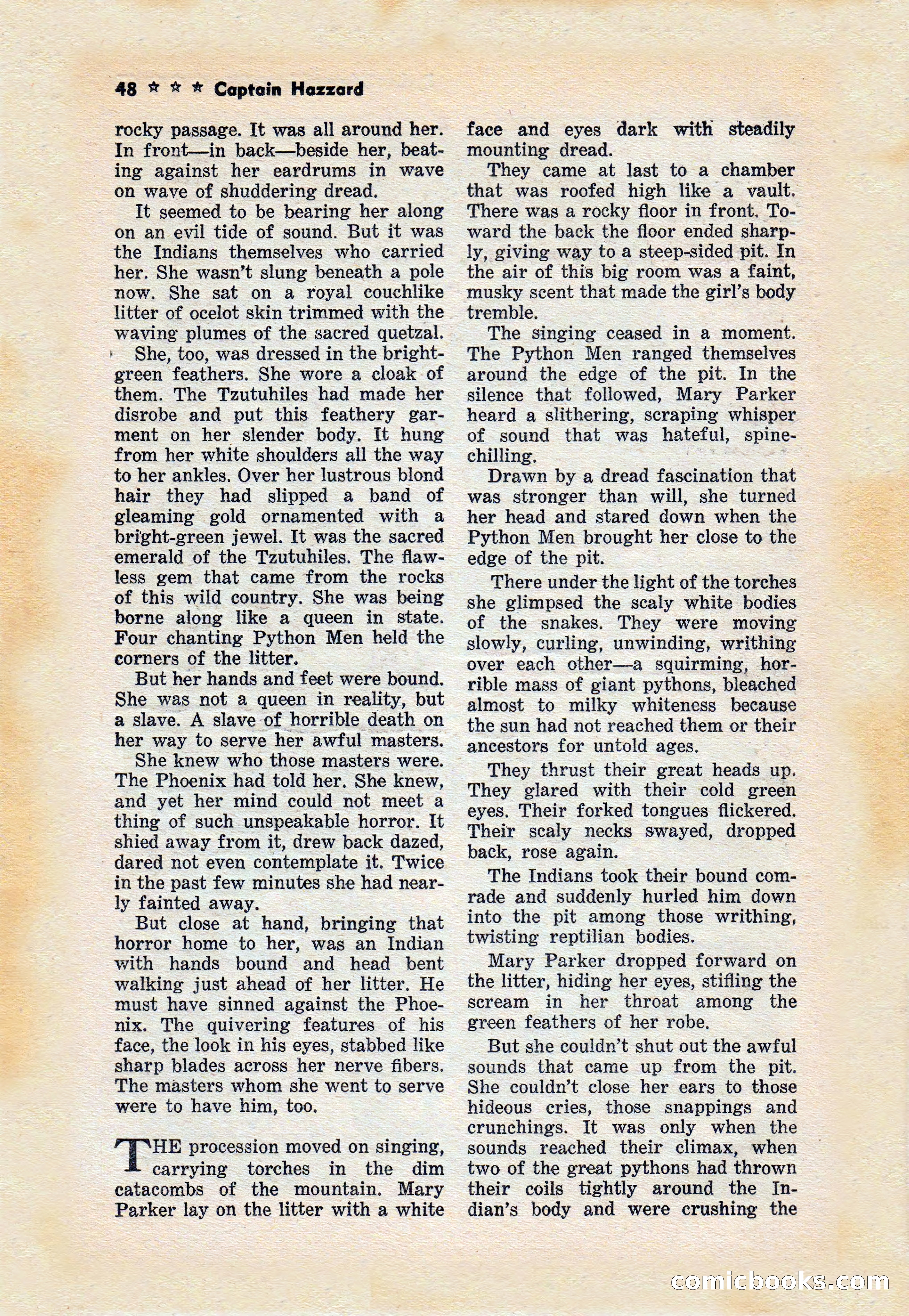 Capt. Hazzard Magazine, May 1938 — page 50 of 100