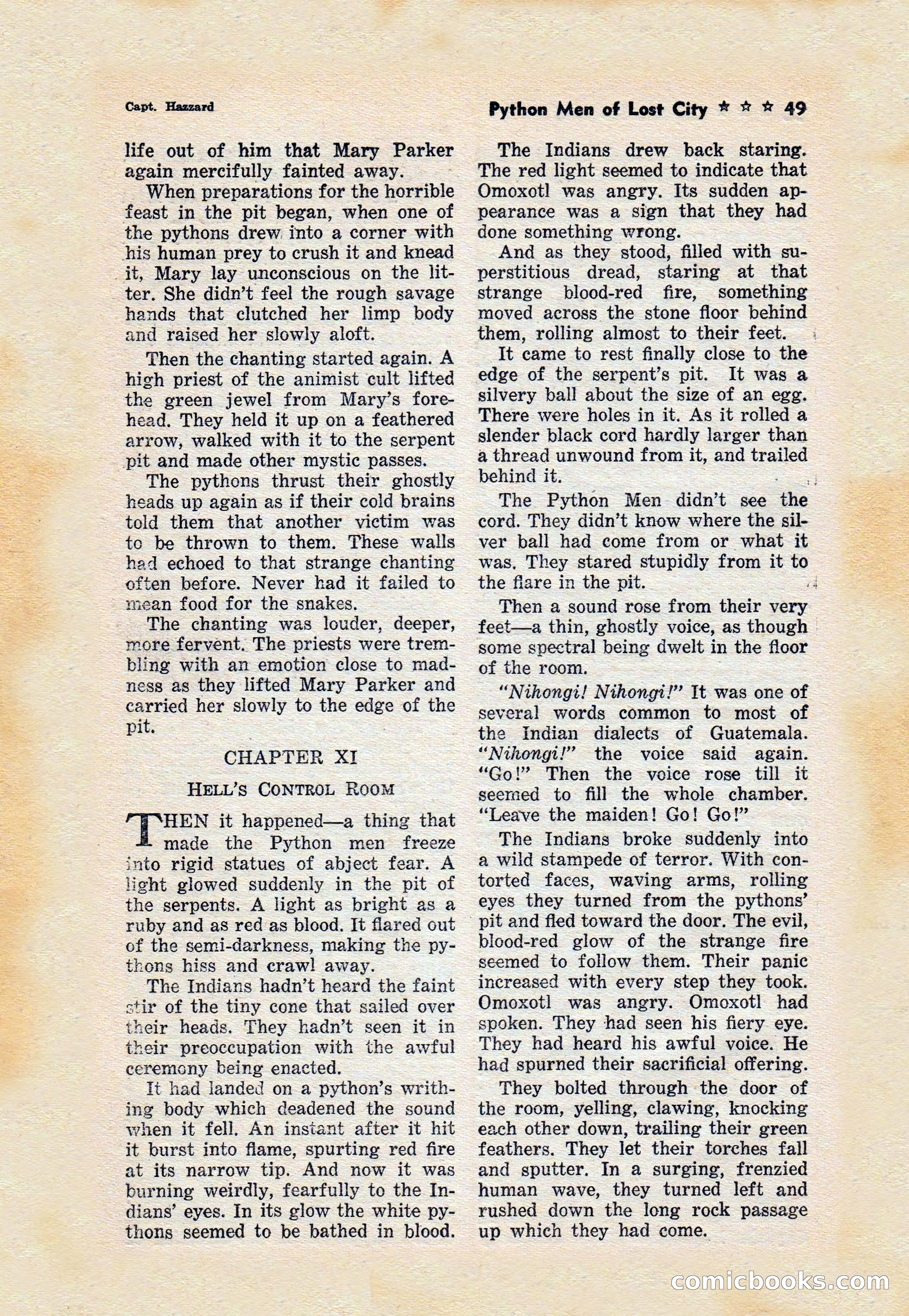 Capt. Hazzard Magazine, May 1938 — page 51 of 100