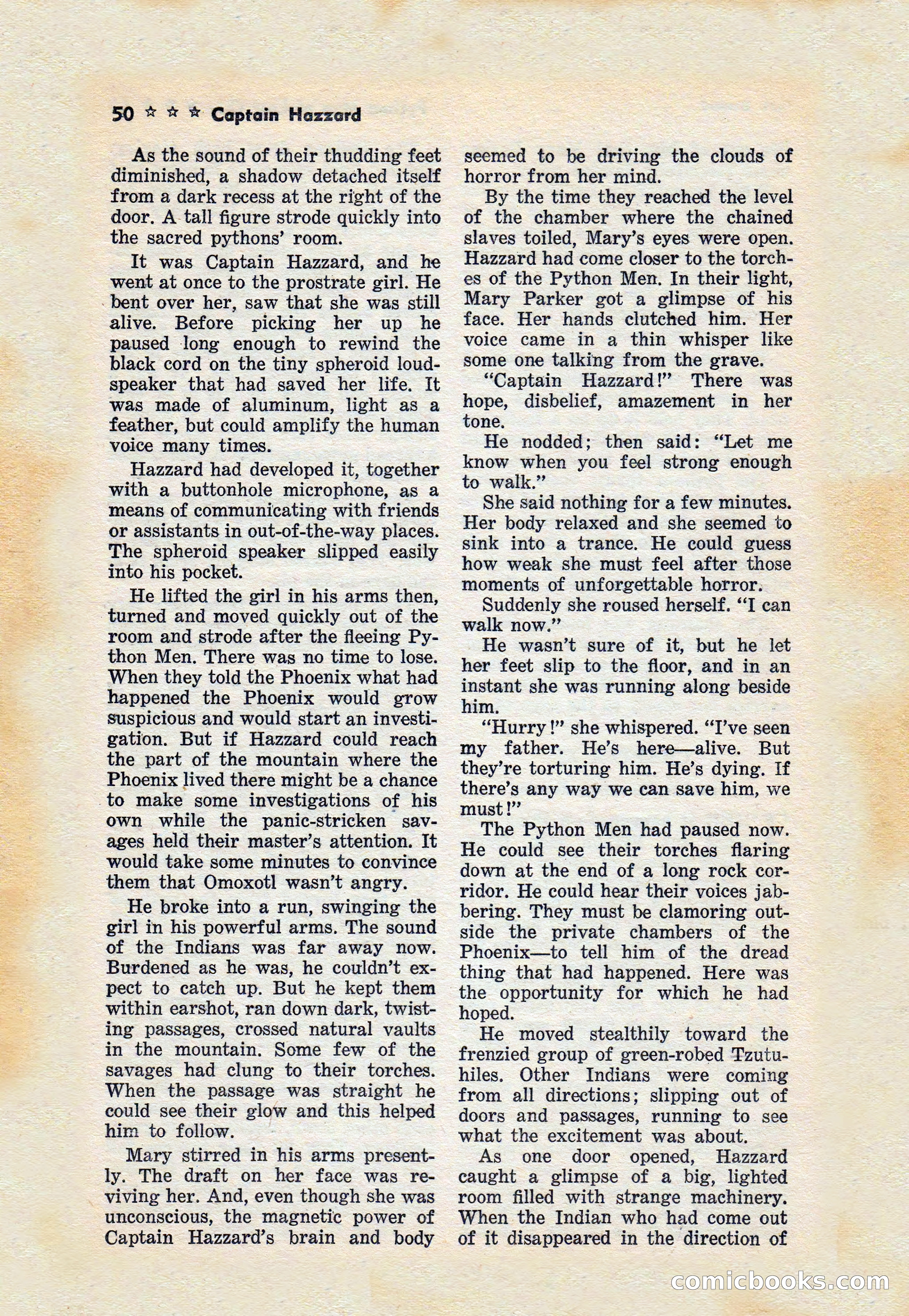 Capt. Hazzard Magazine, May 1938 — page 52 of 100