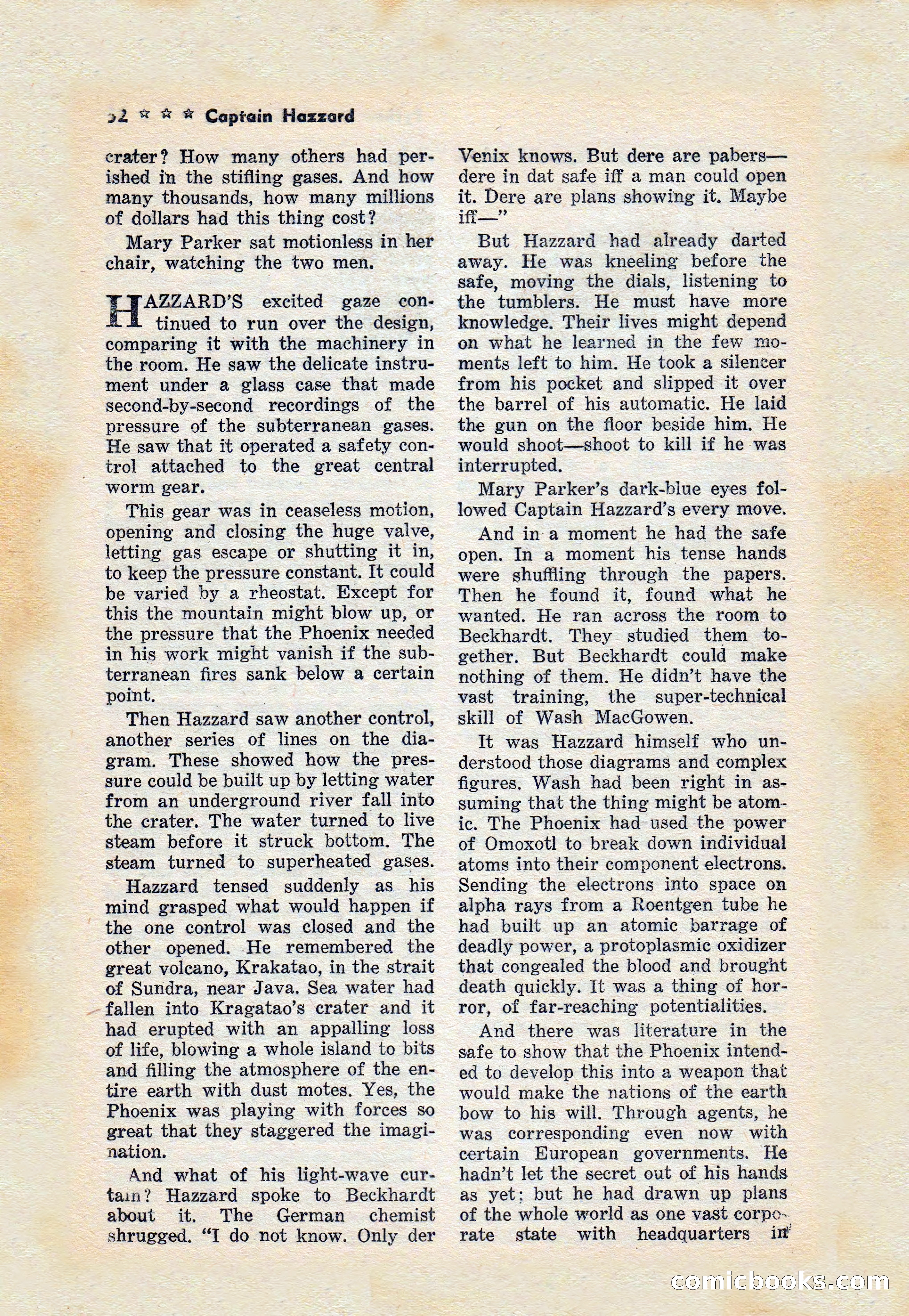 Capt. Hazzard Magazine, May 1938 — page 54 of 100