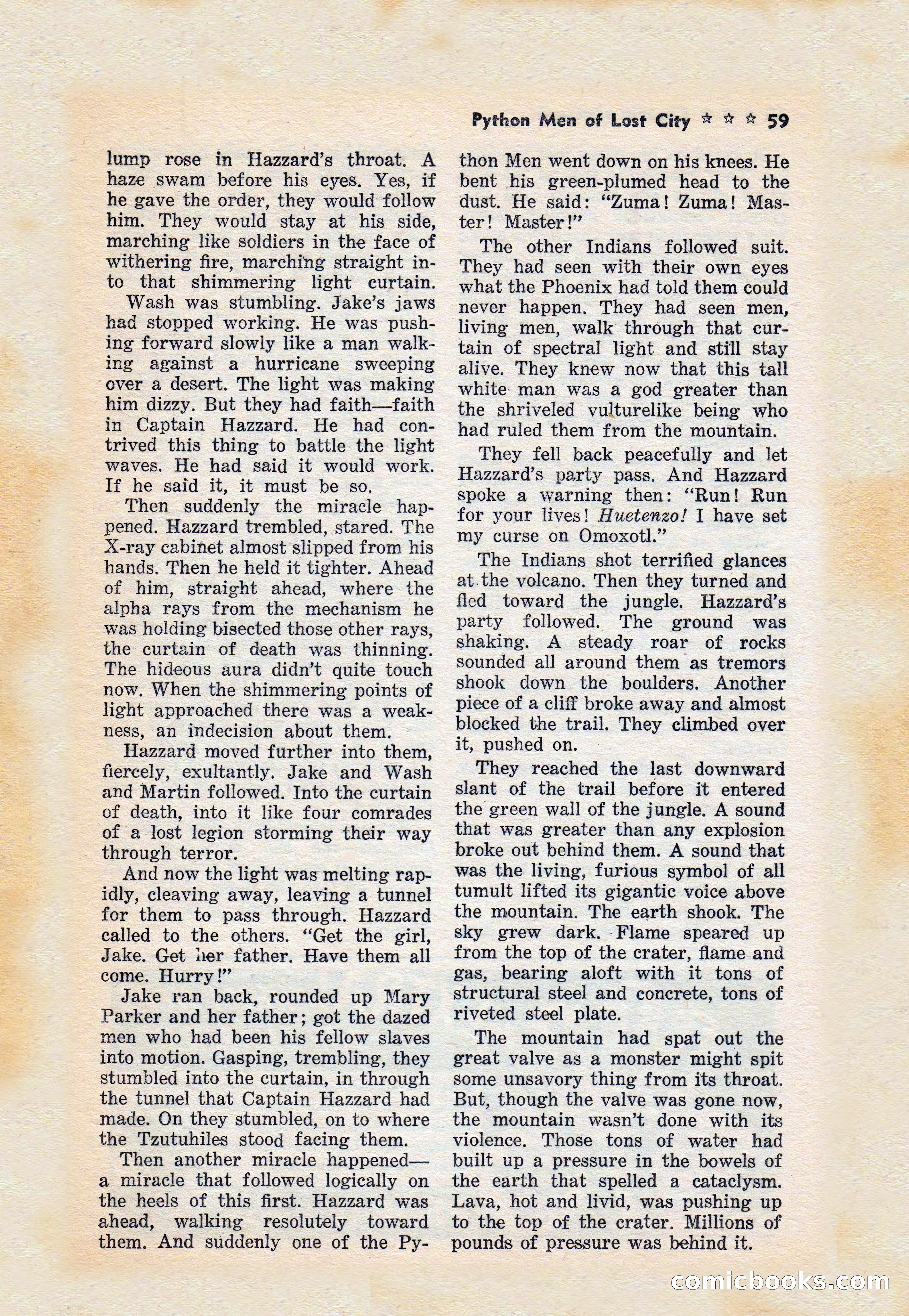 Capt. Hazzard Magazine, May 1938 — page 61 of 100