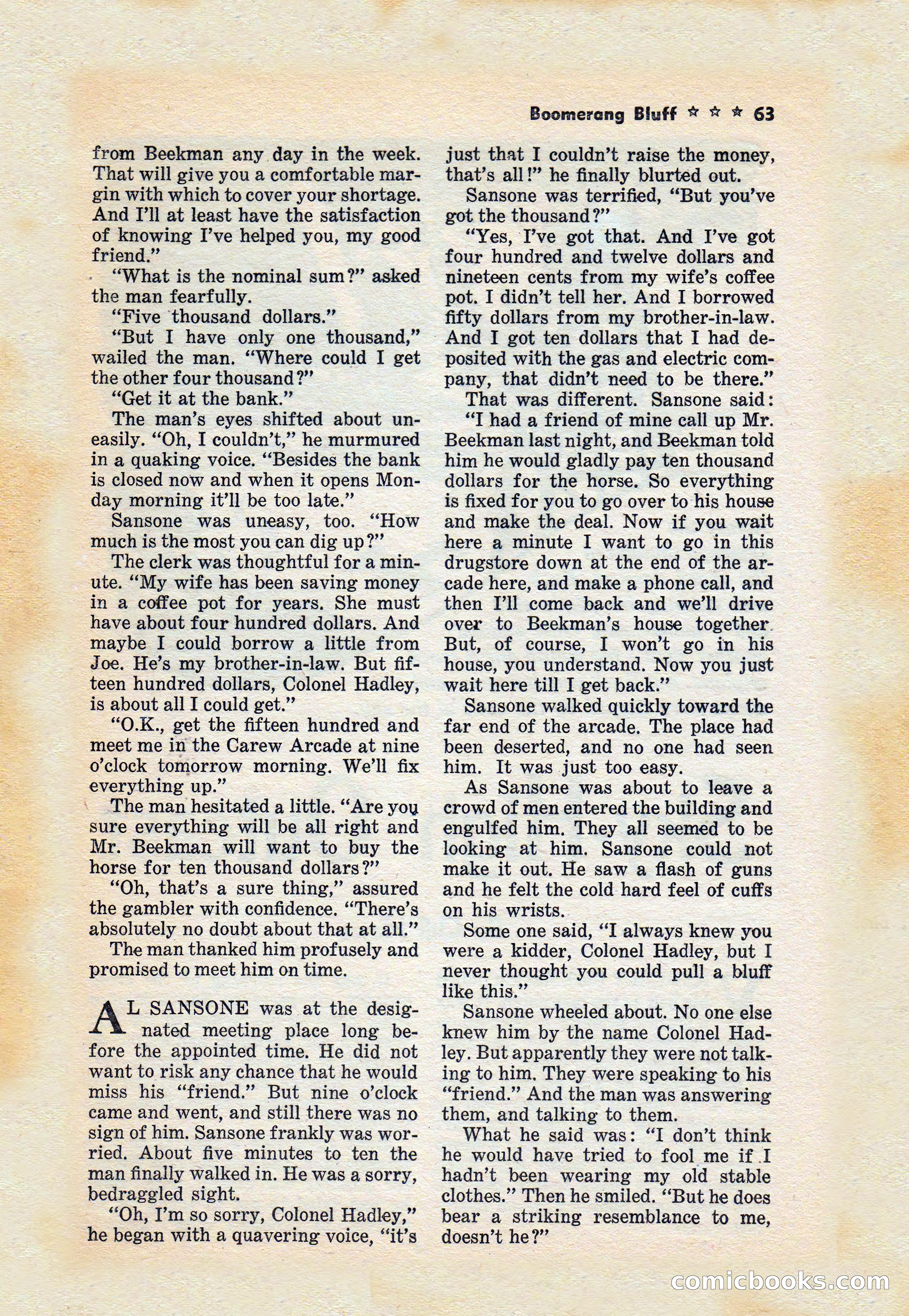 Capt. Hazzard Magazine, May 1938 — page 65 of 100