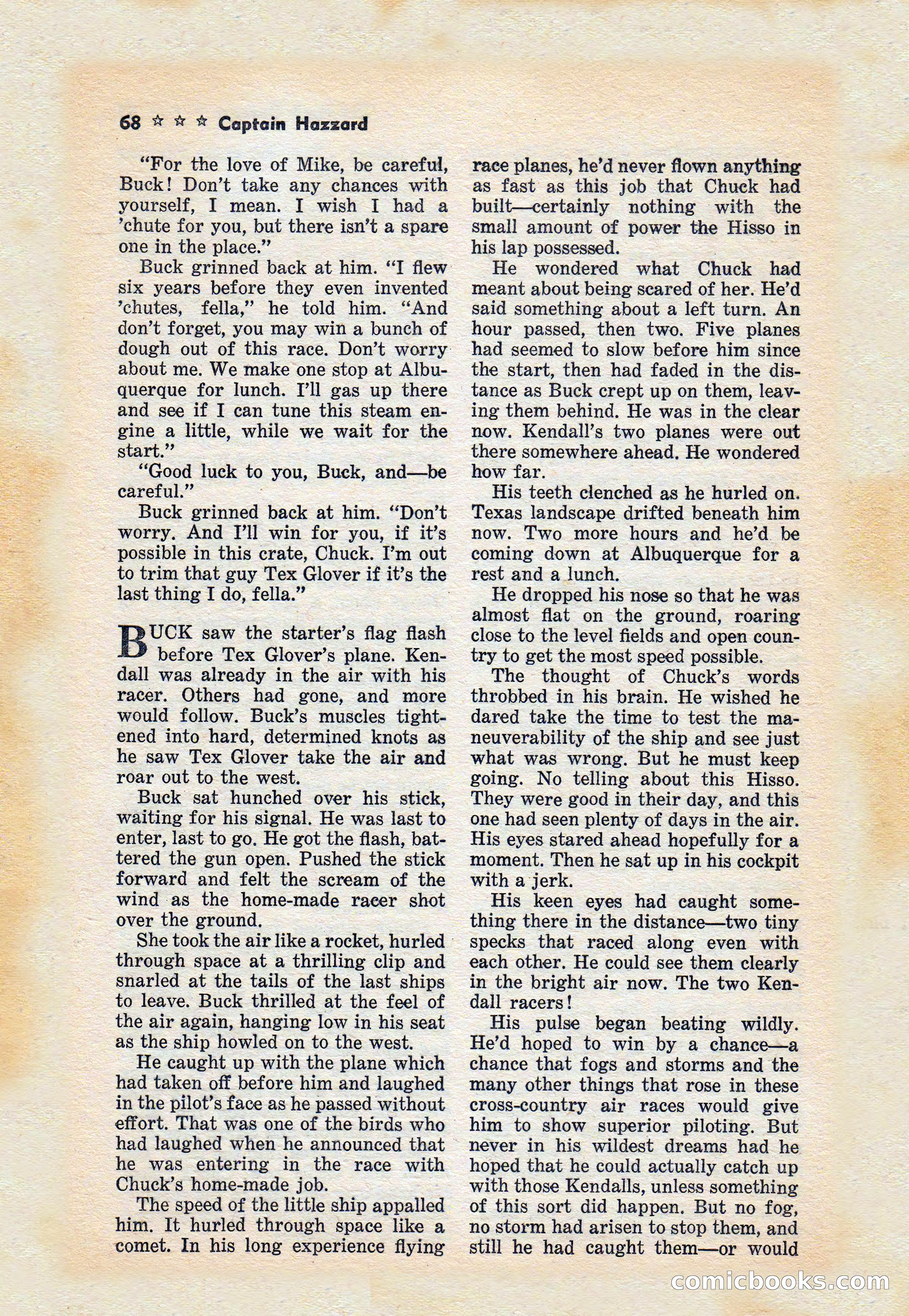 Capt. Hazzard Magazine, May 1938 — page 70 of 100