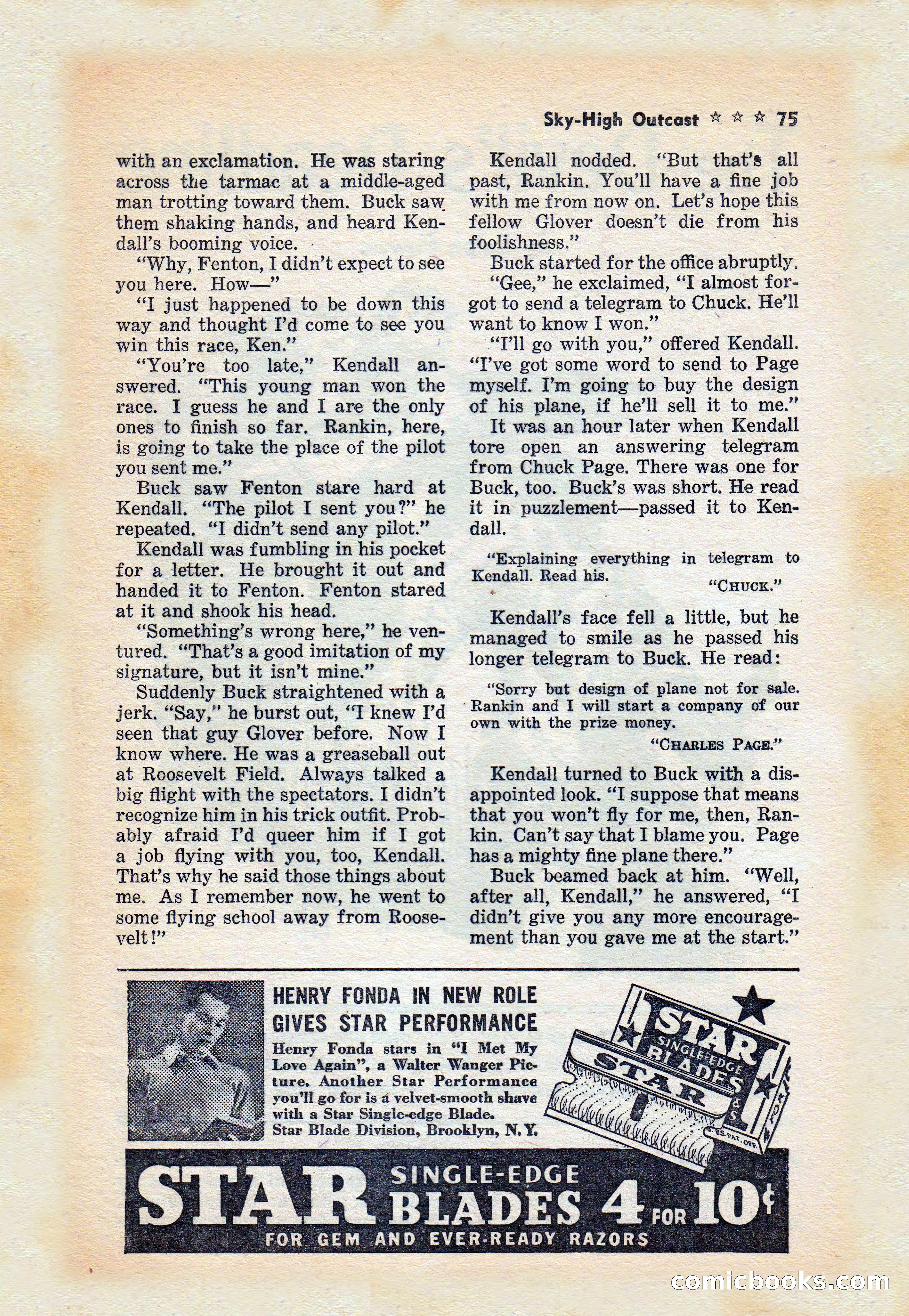 Capt. Hazzard Magazine, May 1938 — page 77 of 100