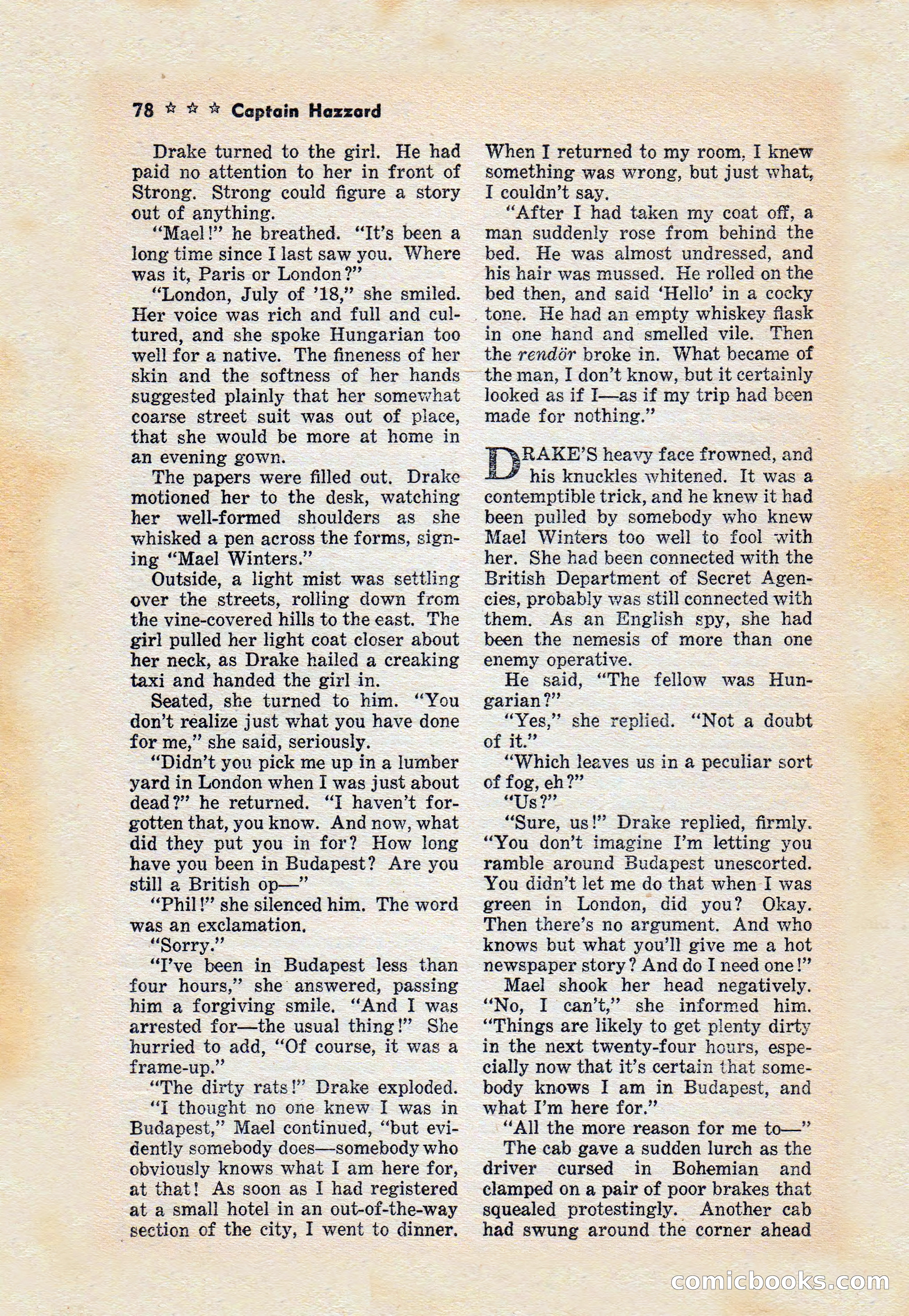 Capt. Hazzard Magazine, May 1938 — page 80 of 100