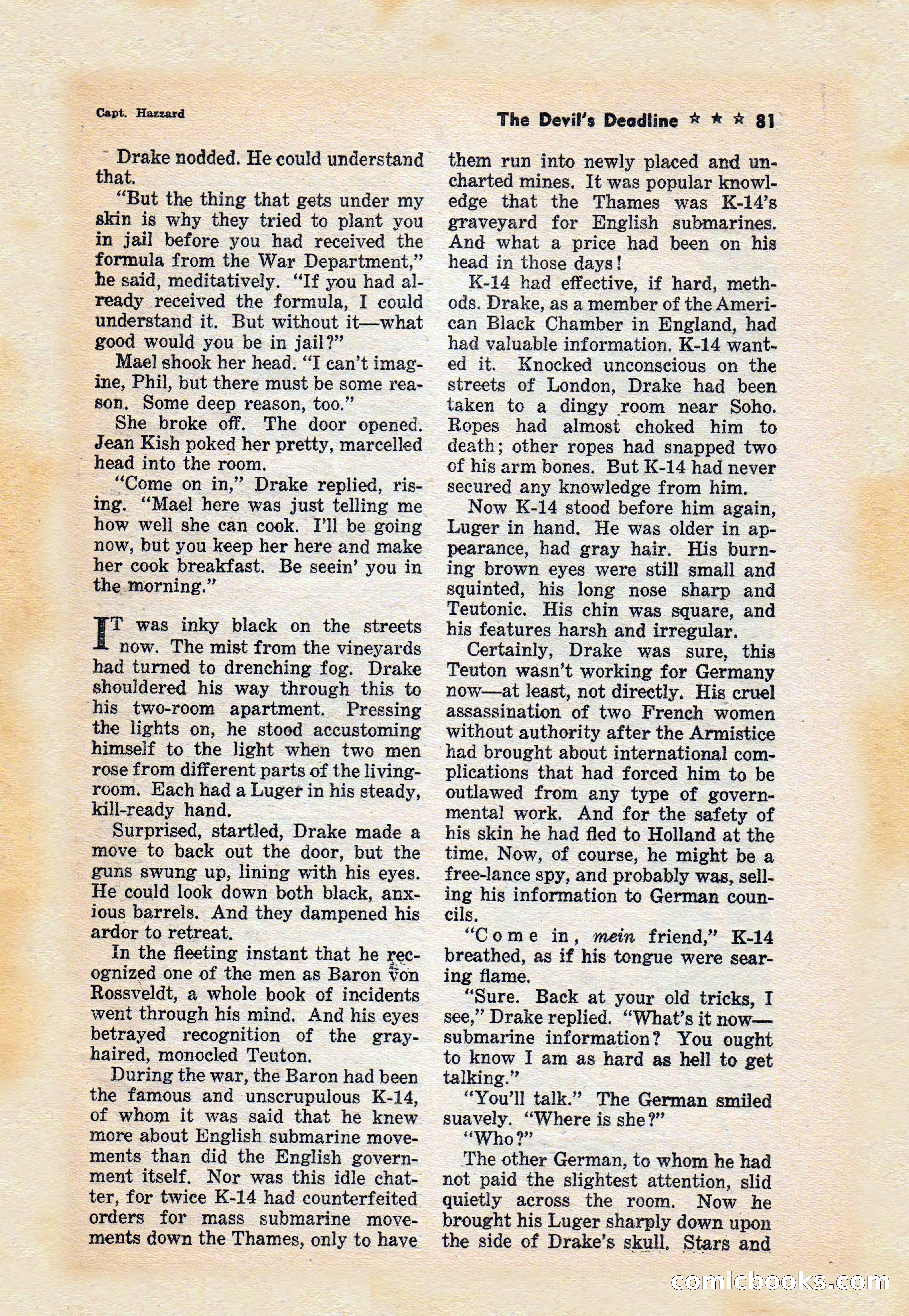 Capt. Hazzard Magazine, May 1938 — page 83 of 100